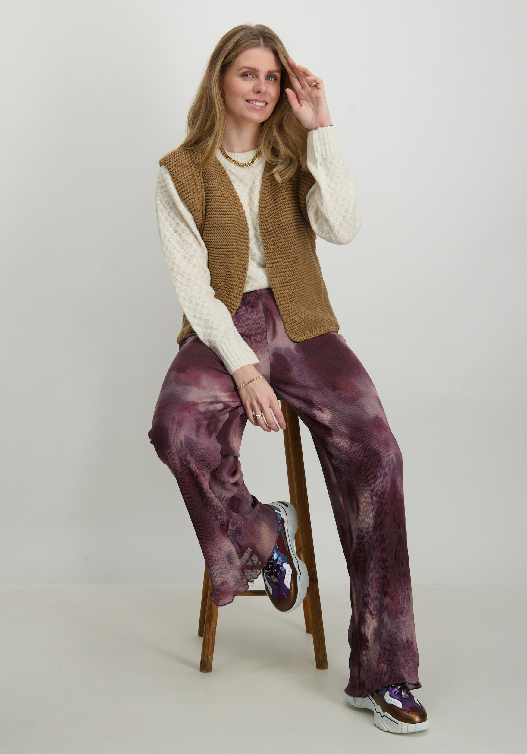 Only Gilet Loui 15307880 Bruin