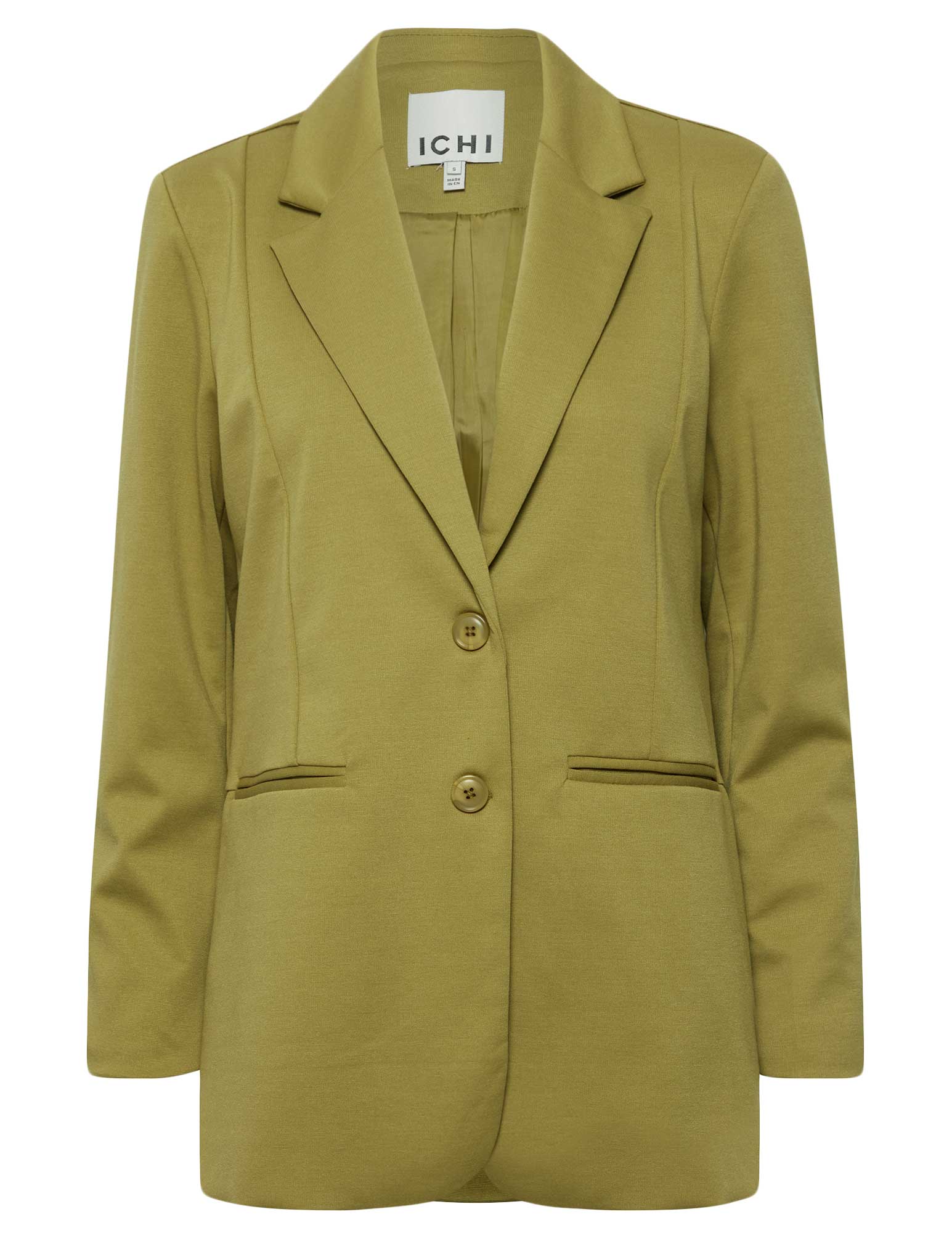 Ichi Oversized blazer Kate 20118123 Licht groen