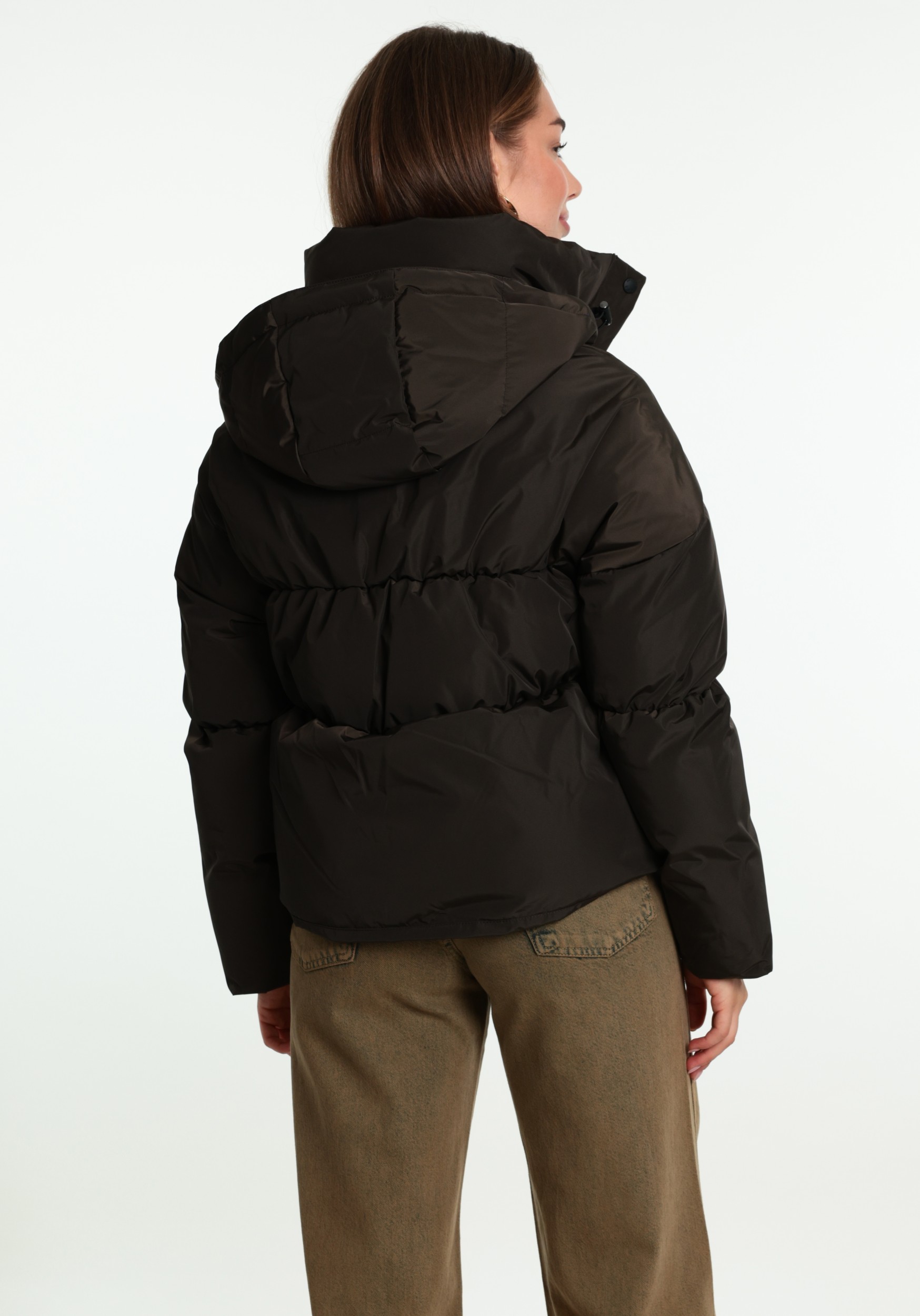 AIRFORCE Winterjas Maya puffer FRW1083 Donker bruin