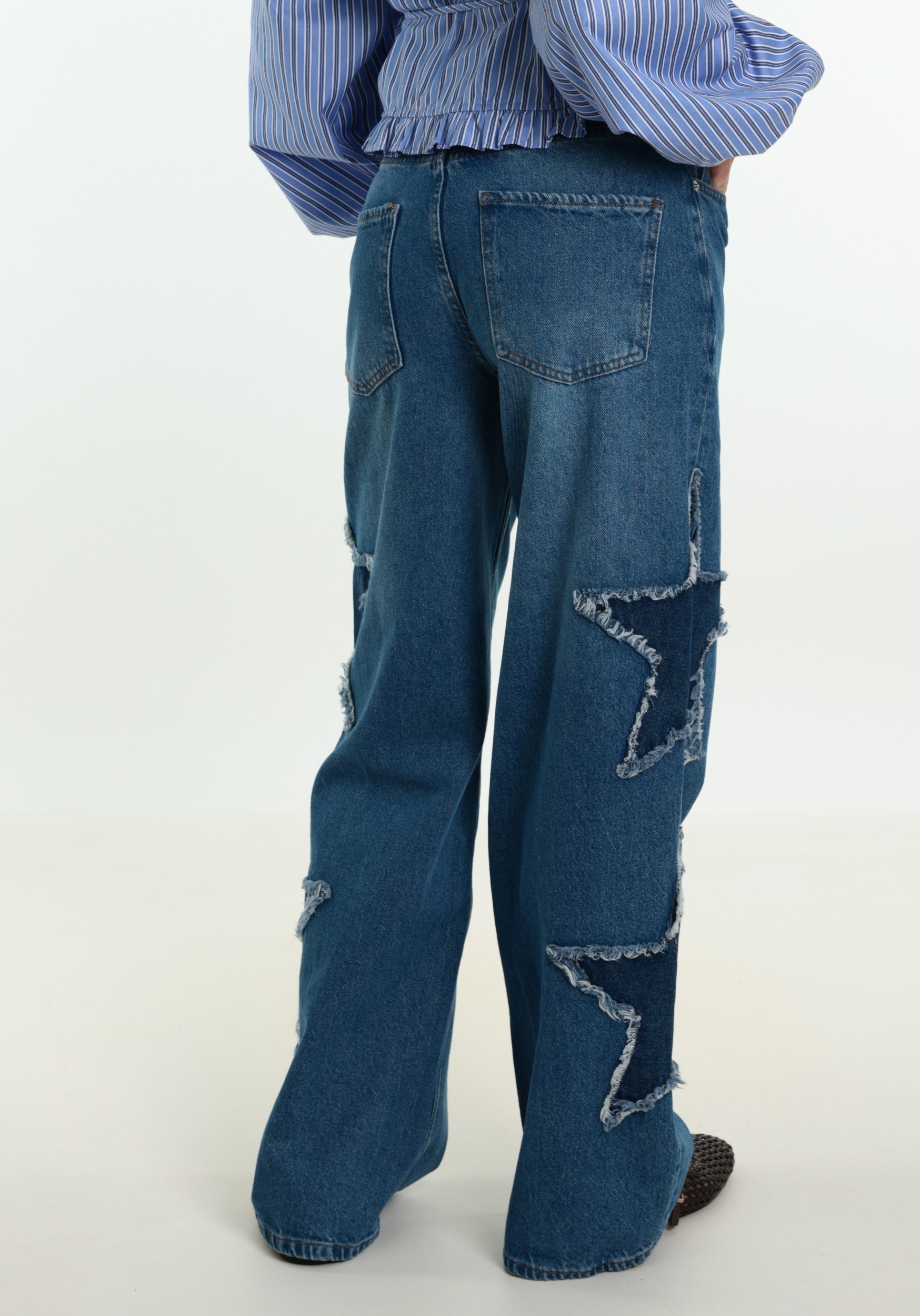Colourful Rebel Jeans Zadie Star WP118087 Blauw
