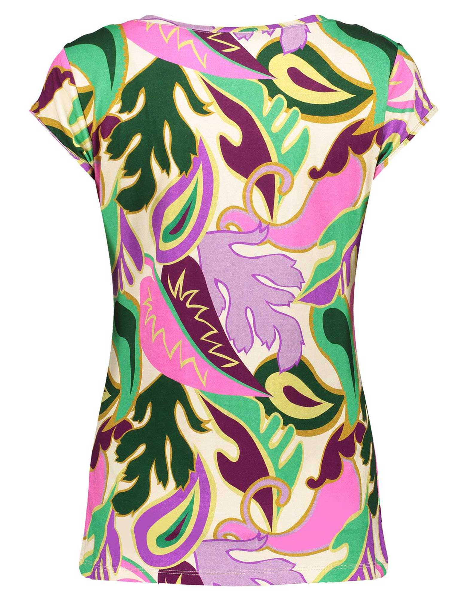 Geisha T-shirt all-over print 42052-60 KATE Lila