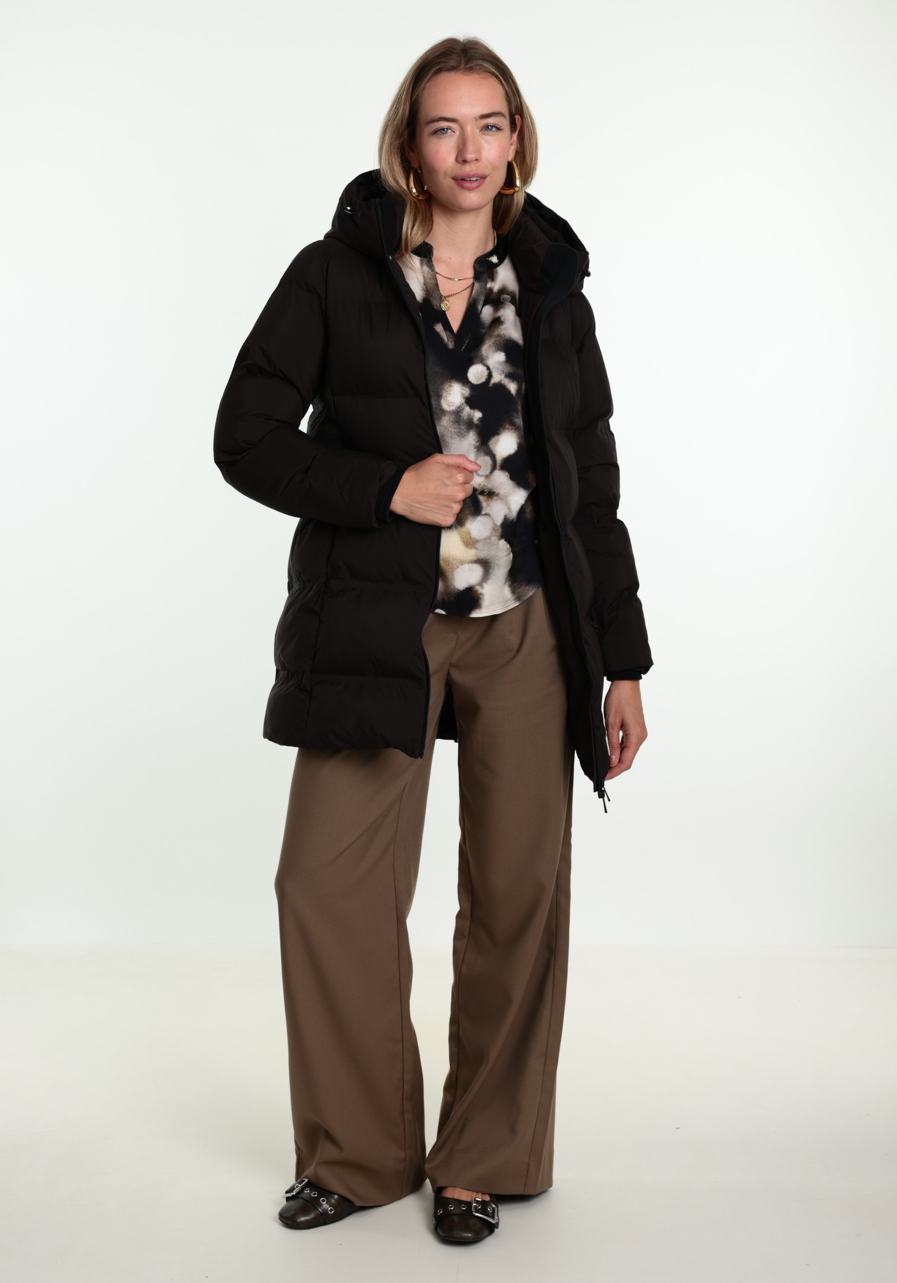 KHUJO Winterjas Tanare 5 1073JK263 Bruin