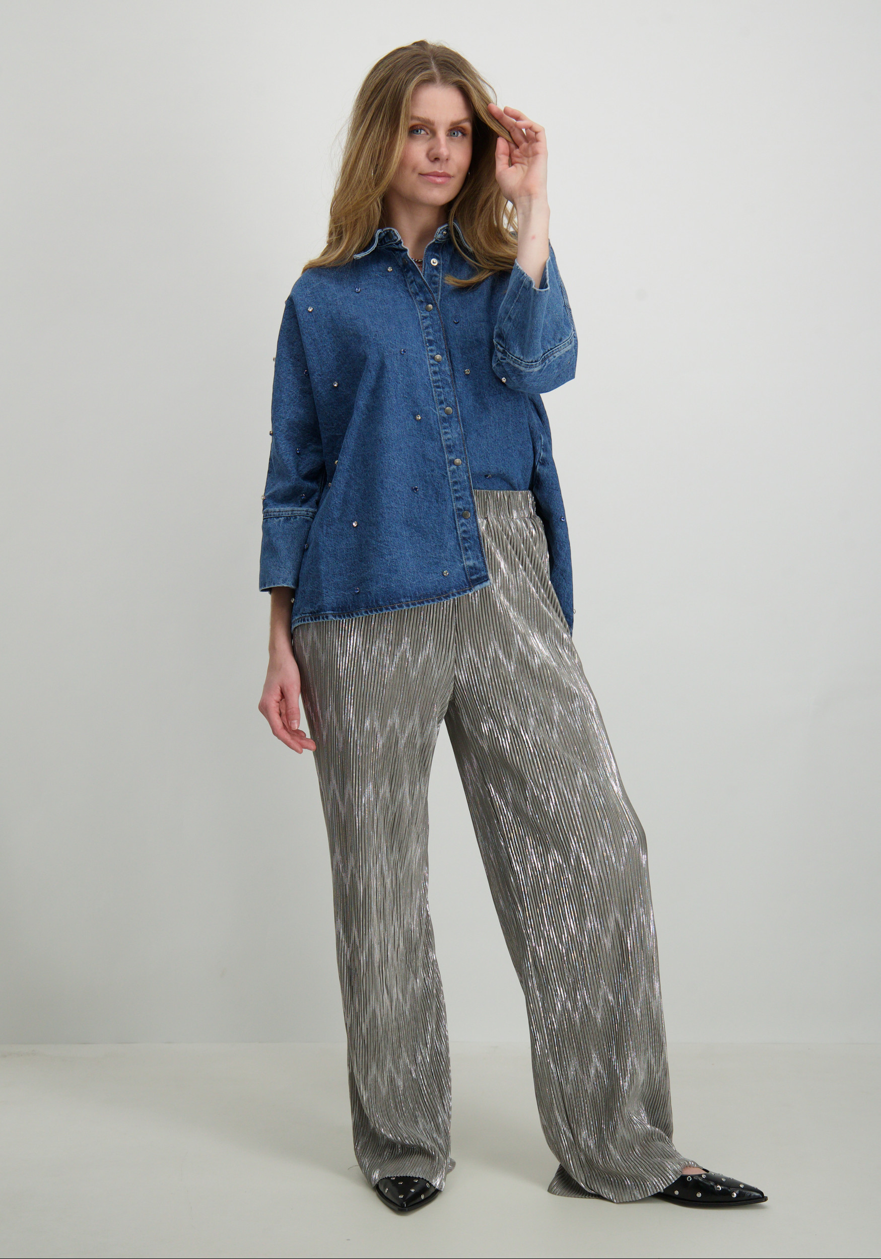 Only Denim blouse Grace 15307936 Jeans blauw