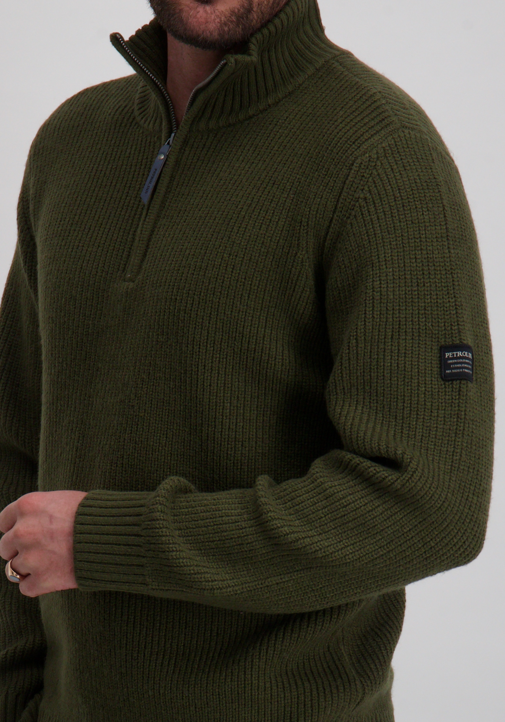 Petrol Trui M-3050-KWC151 Leger Groen