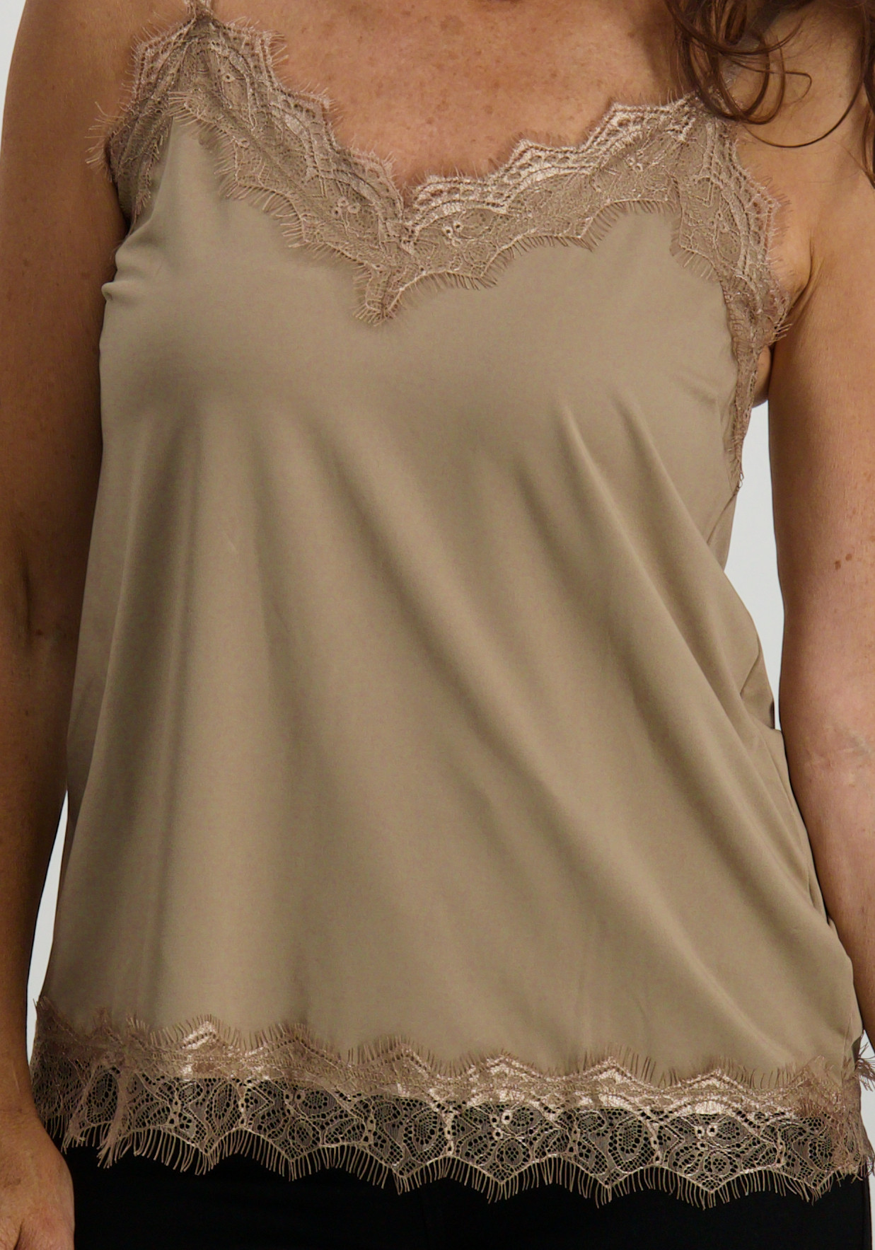 FREE|QUENT Top Bicco 120962 Taupe