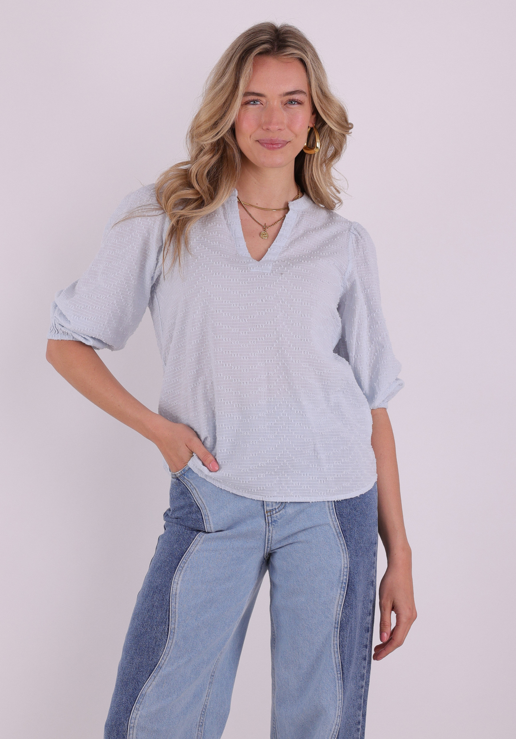 Kaffe Clothing Blouse Penelope 10511436 Licht blauw