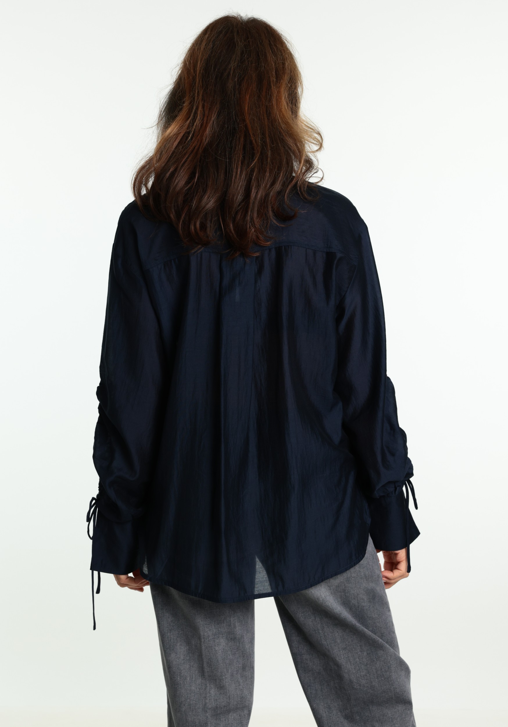 Aaiko BV Blouse MAREL LYO 512 Donker blauw