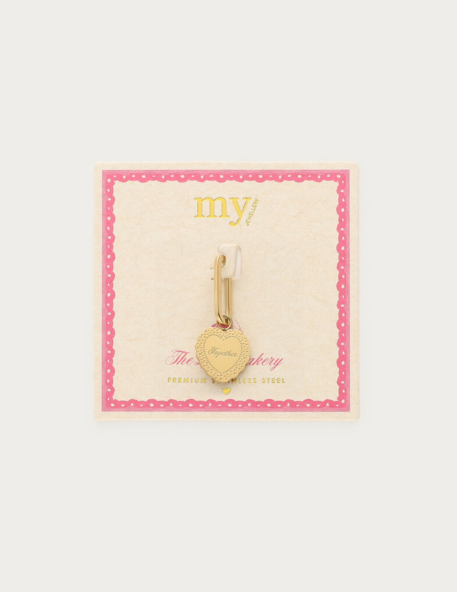 My Jewellery Love bedel hartje "Together" MJ15325 Goud