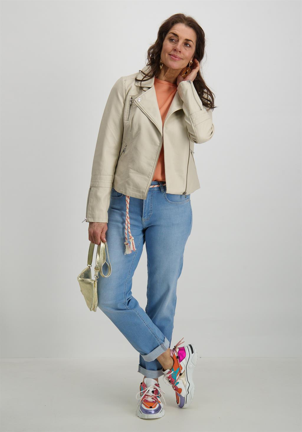 Only Bikerjack Gemma 15153079 Beige