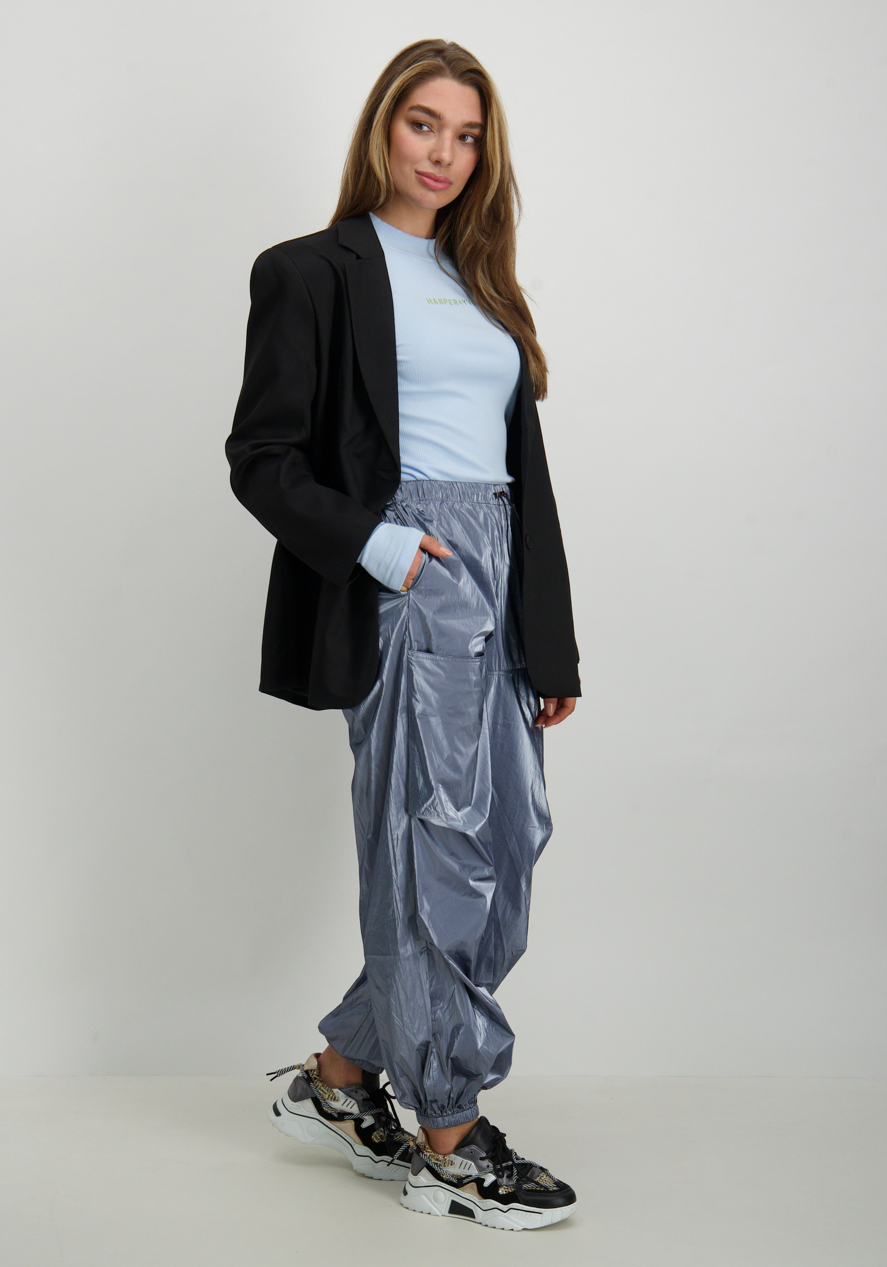 Amaya Amsterdam Broek Kiki Licht blauw