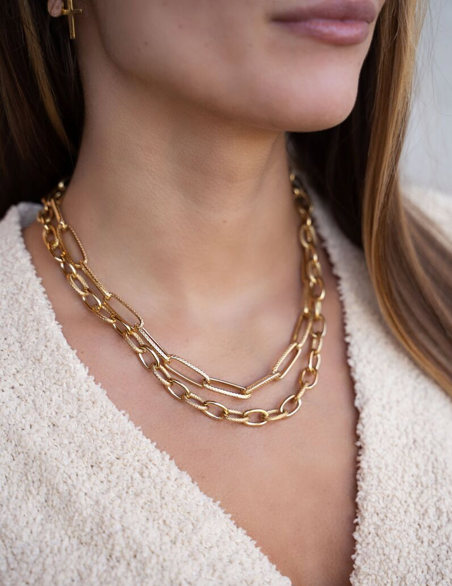 My Jewellery Ketting met schakels MJ07791 Zilver