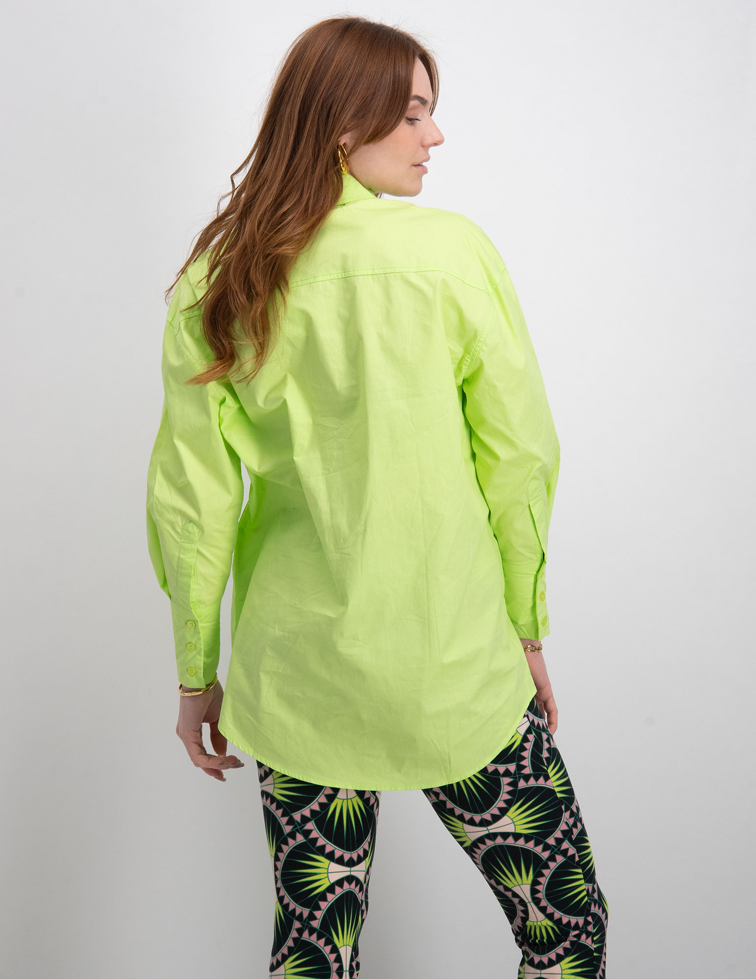 Colourful Rebel Oversized blouse Talia WB114093 Licht groen