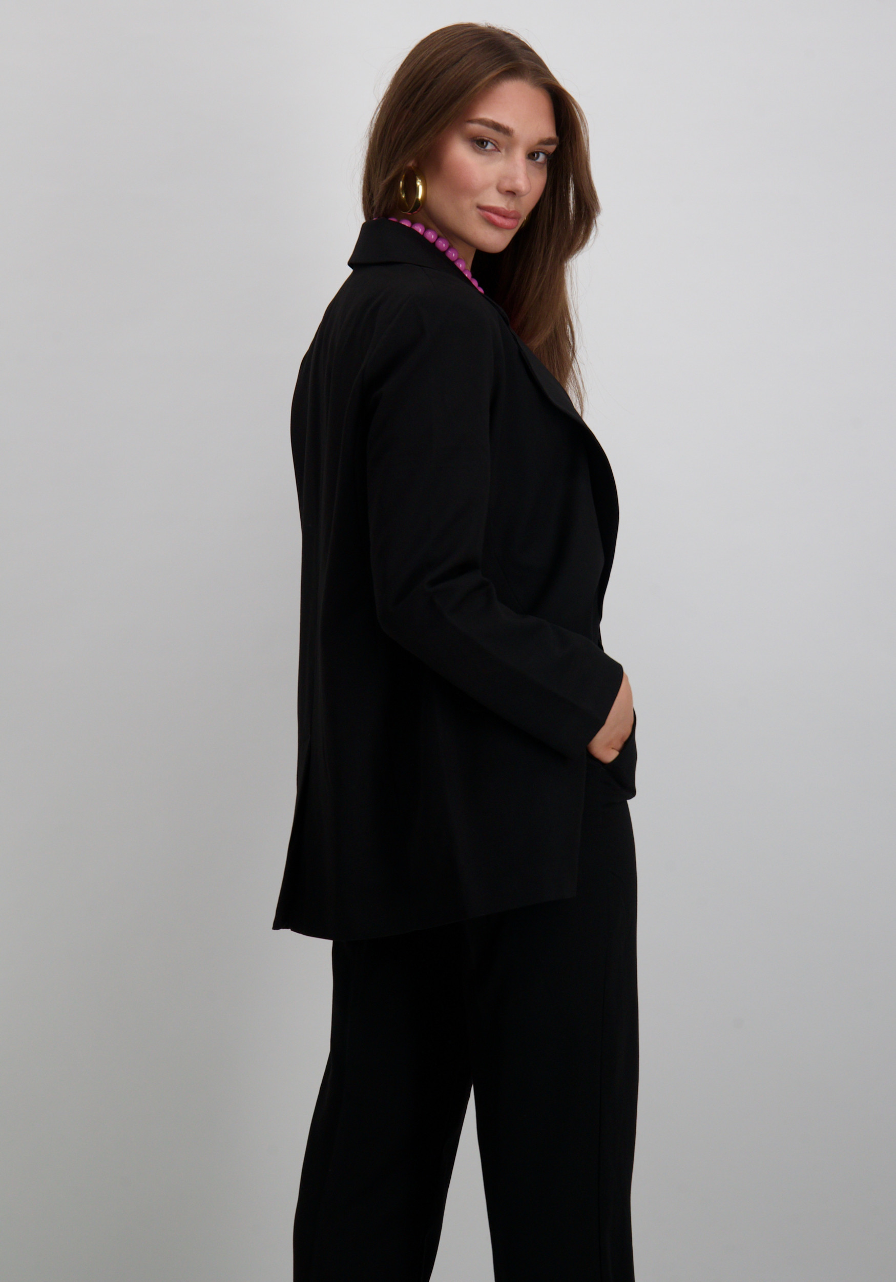 Only Blazer Hattie-lana 15318088 Zwart