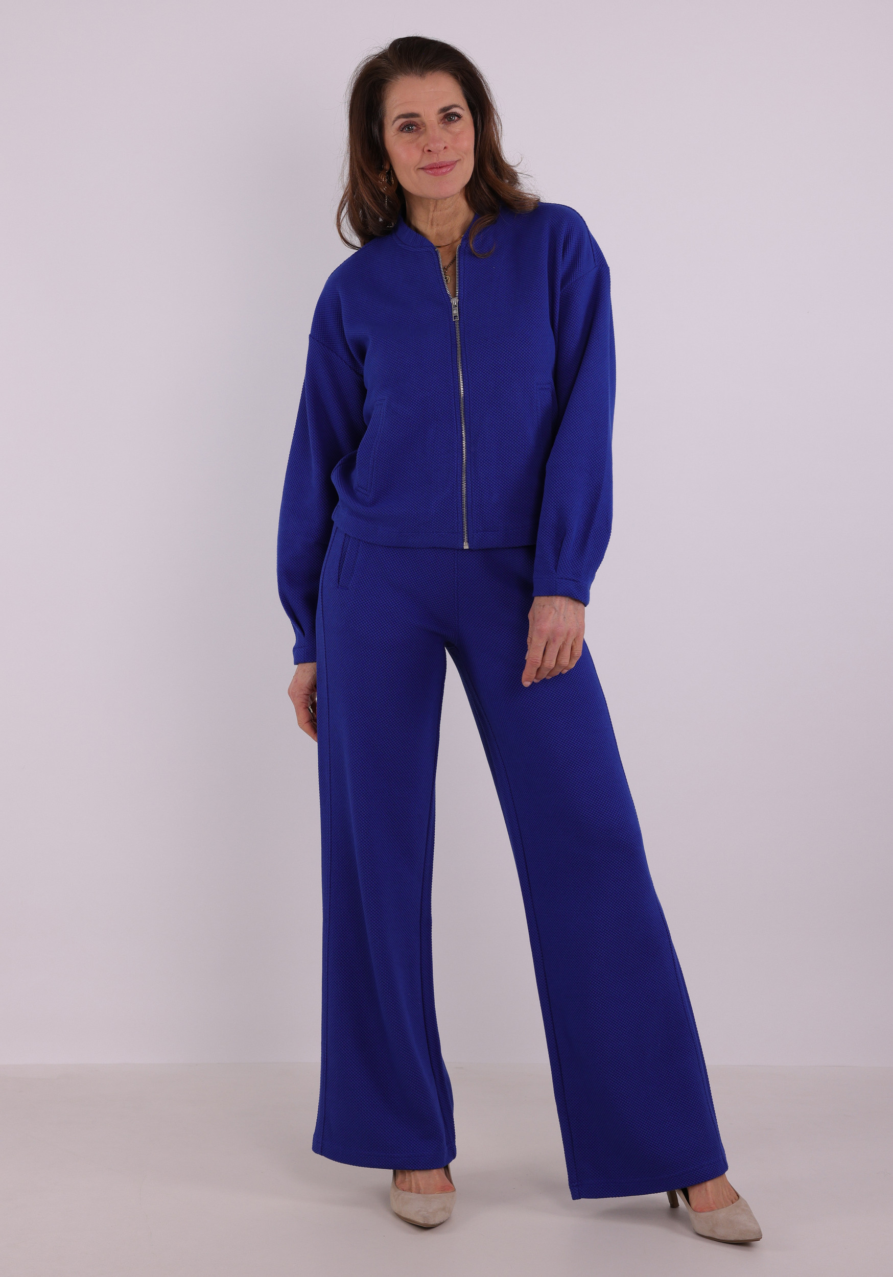 Tramontana Broek Structured E01-19-101 Blauw