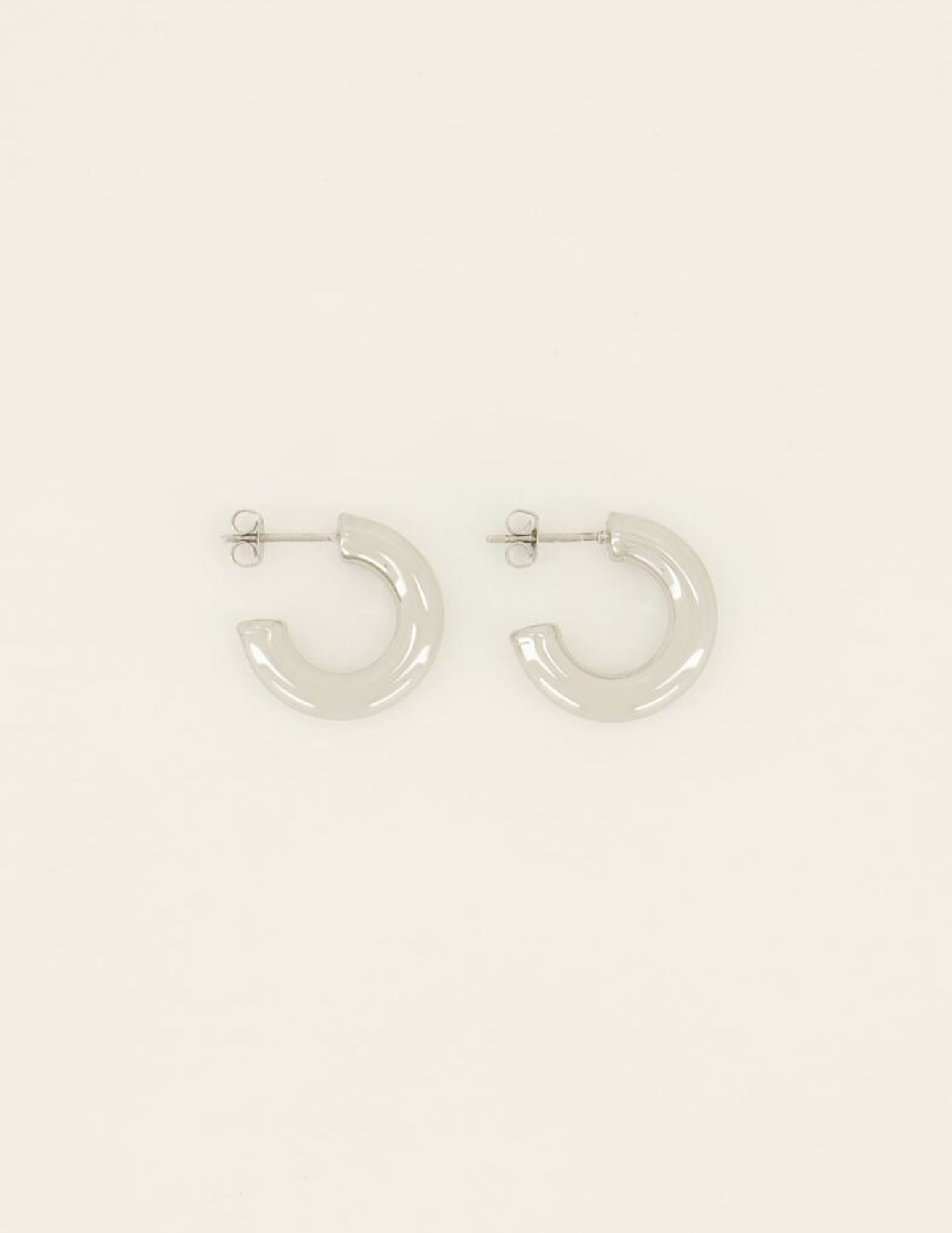 My Jewellery Oorringen open klein MJ01341 Zilver