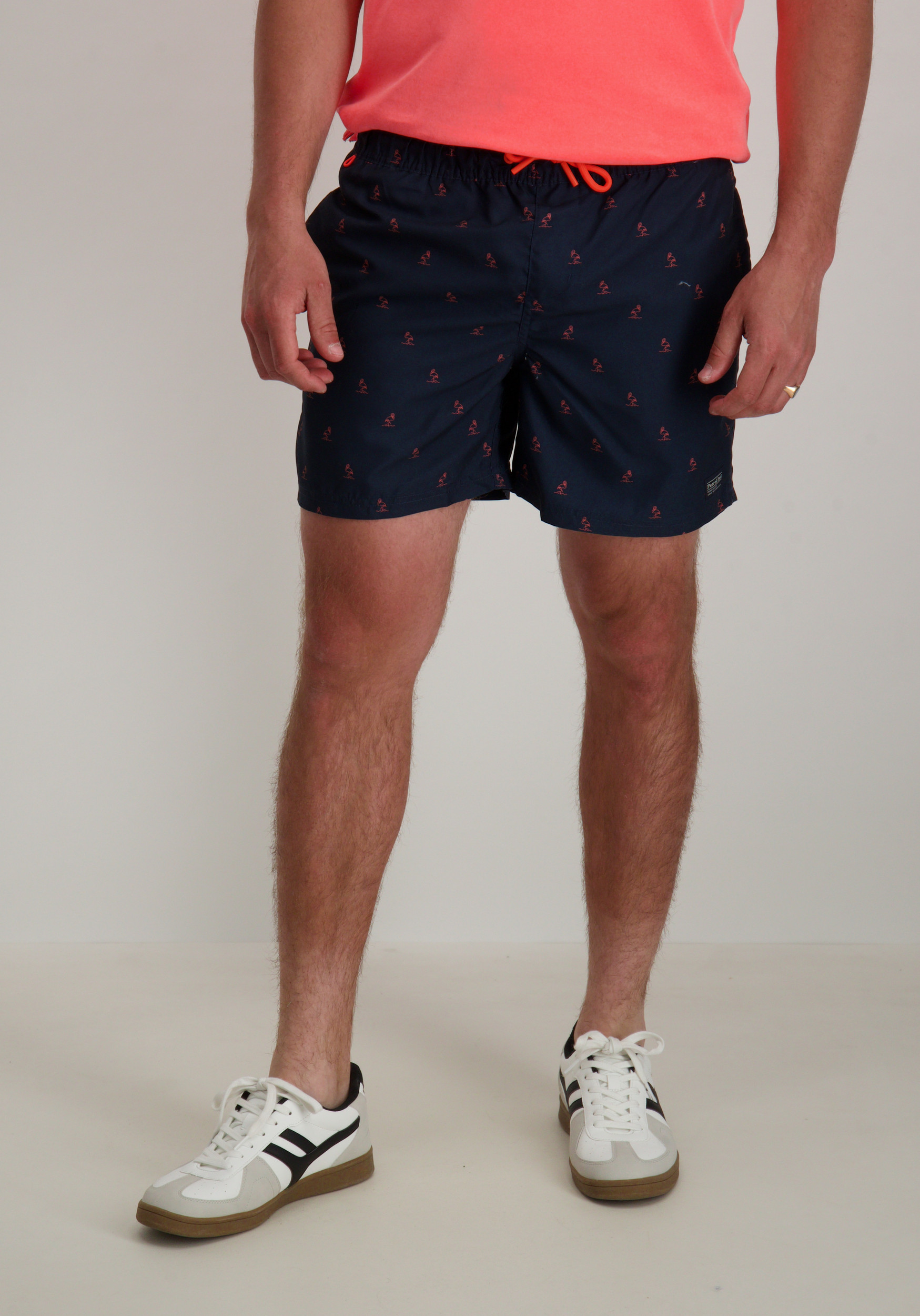 Petrol Zwemshort flamingo M-1050-SWS951 Donker blauw