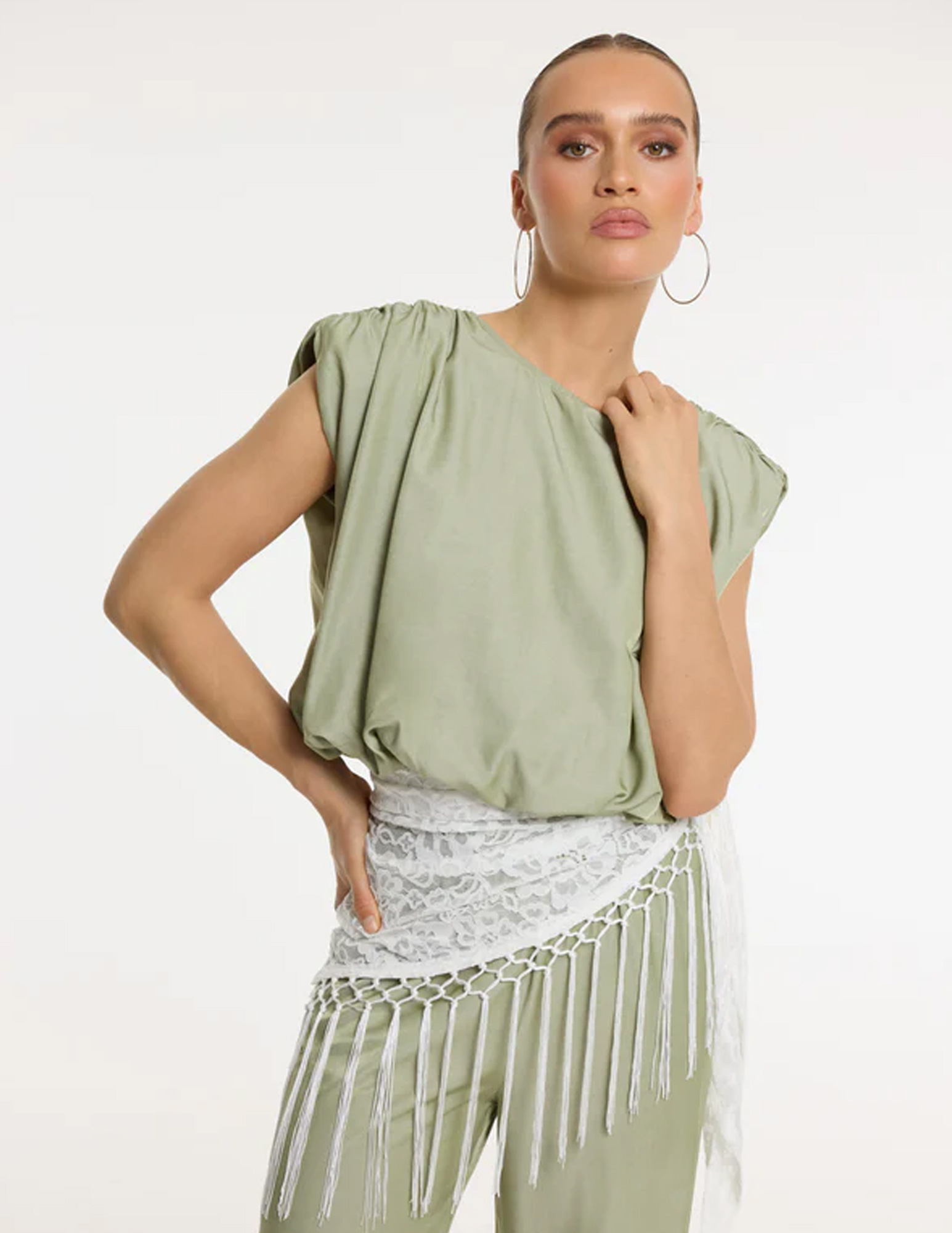 Refined Department Sjaal Carry R2606091196 Wit