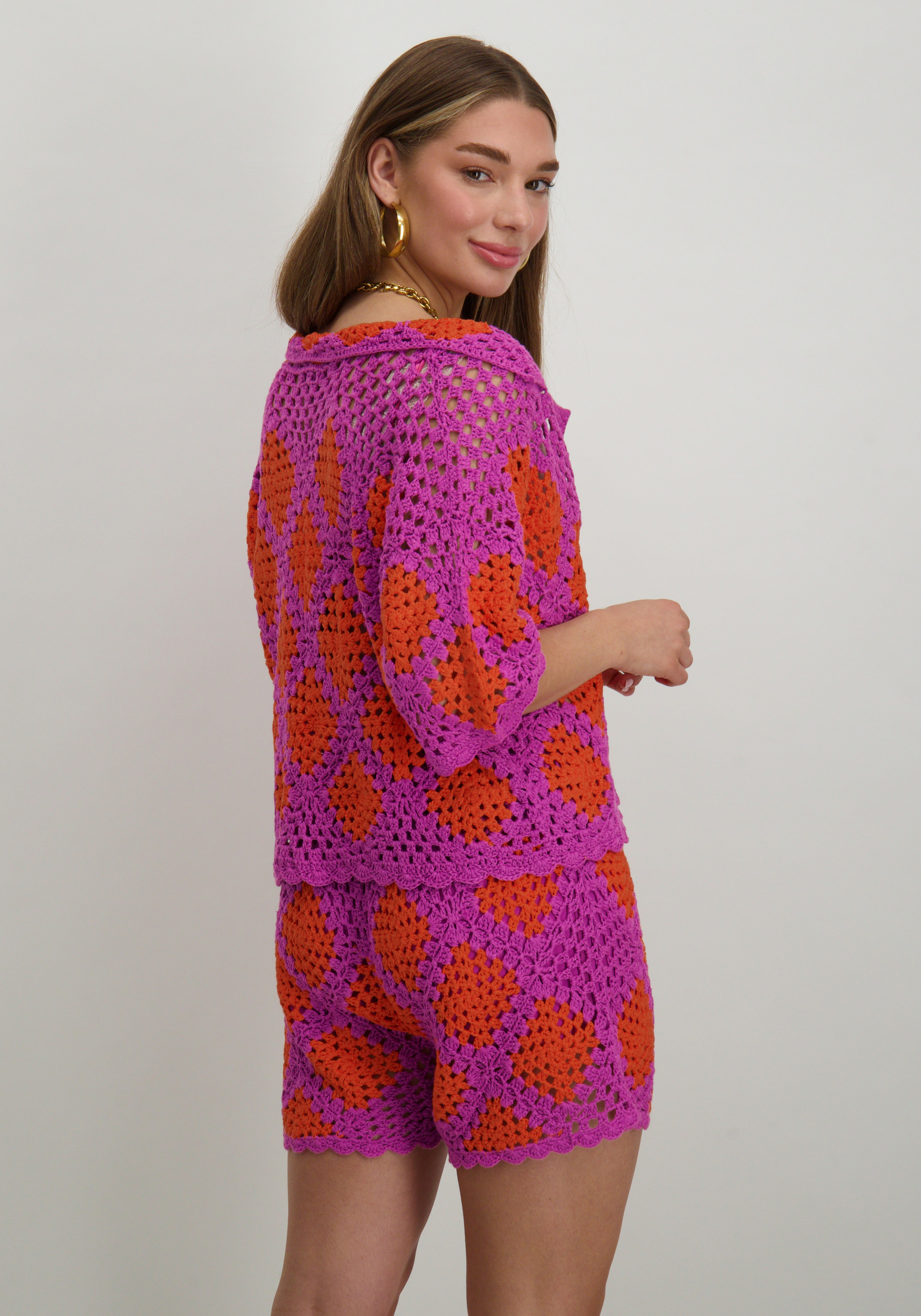 Harper & Yve Top Bente HS25P600 Donker Paars