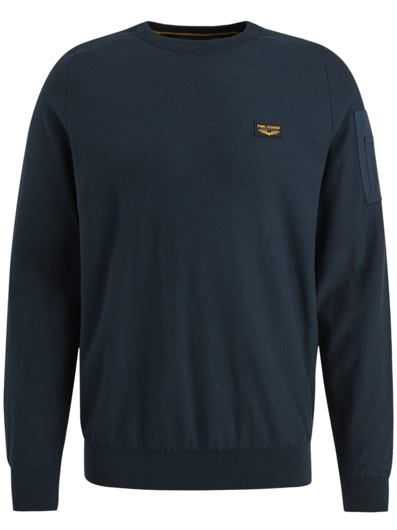 PME Legend Trui American classic PKW0000332 Donker blauw