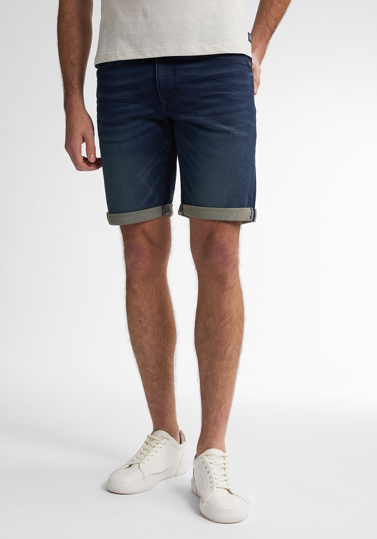 Petrol Denim short M-ROS-SHO001 Donker Blauw