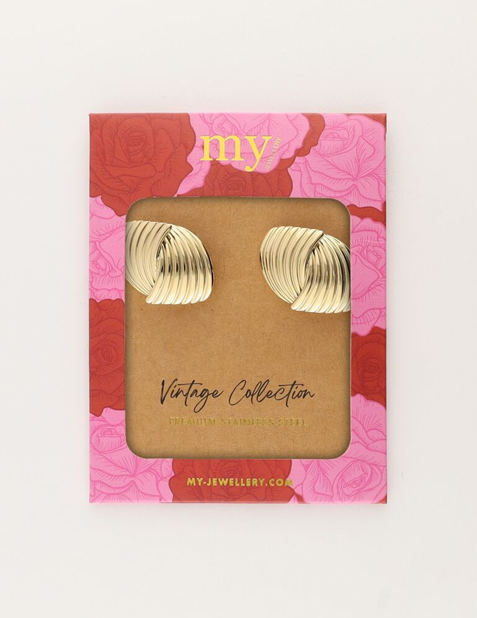 My Jewellery Vintage oorhangers blad MJ11511 Goud