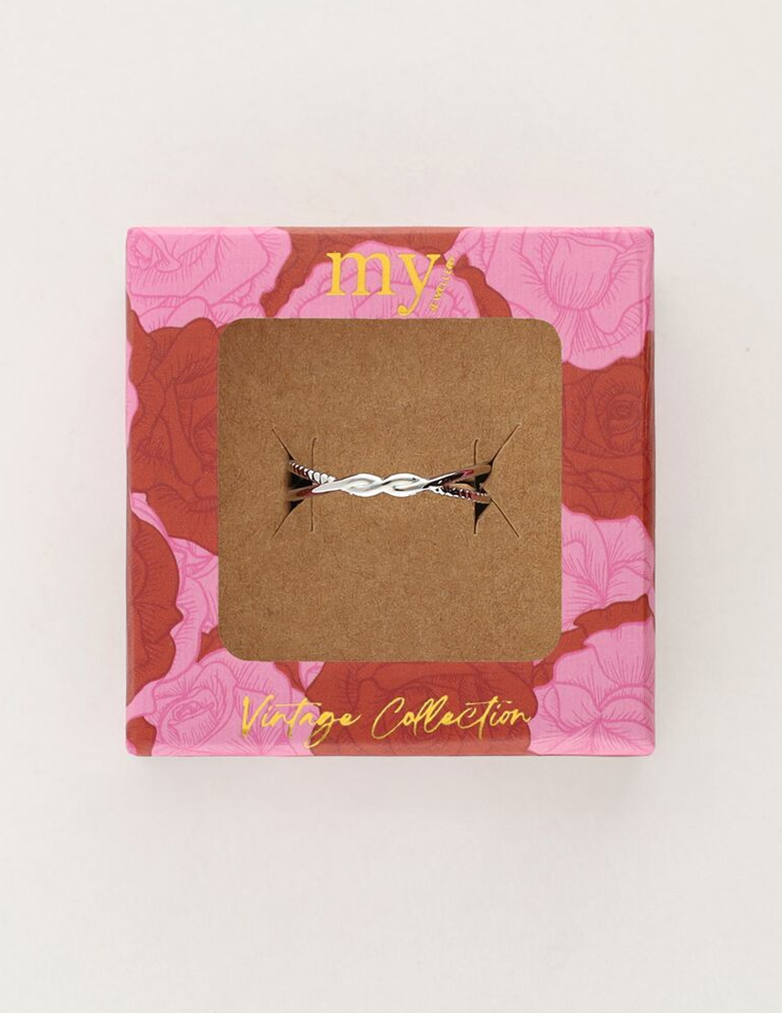 My Jewellery Vintage ring twisted MJ11243 Zilver