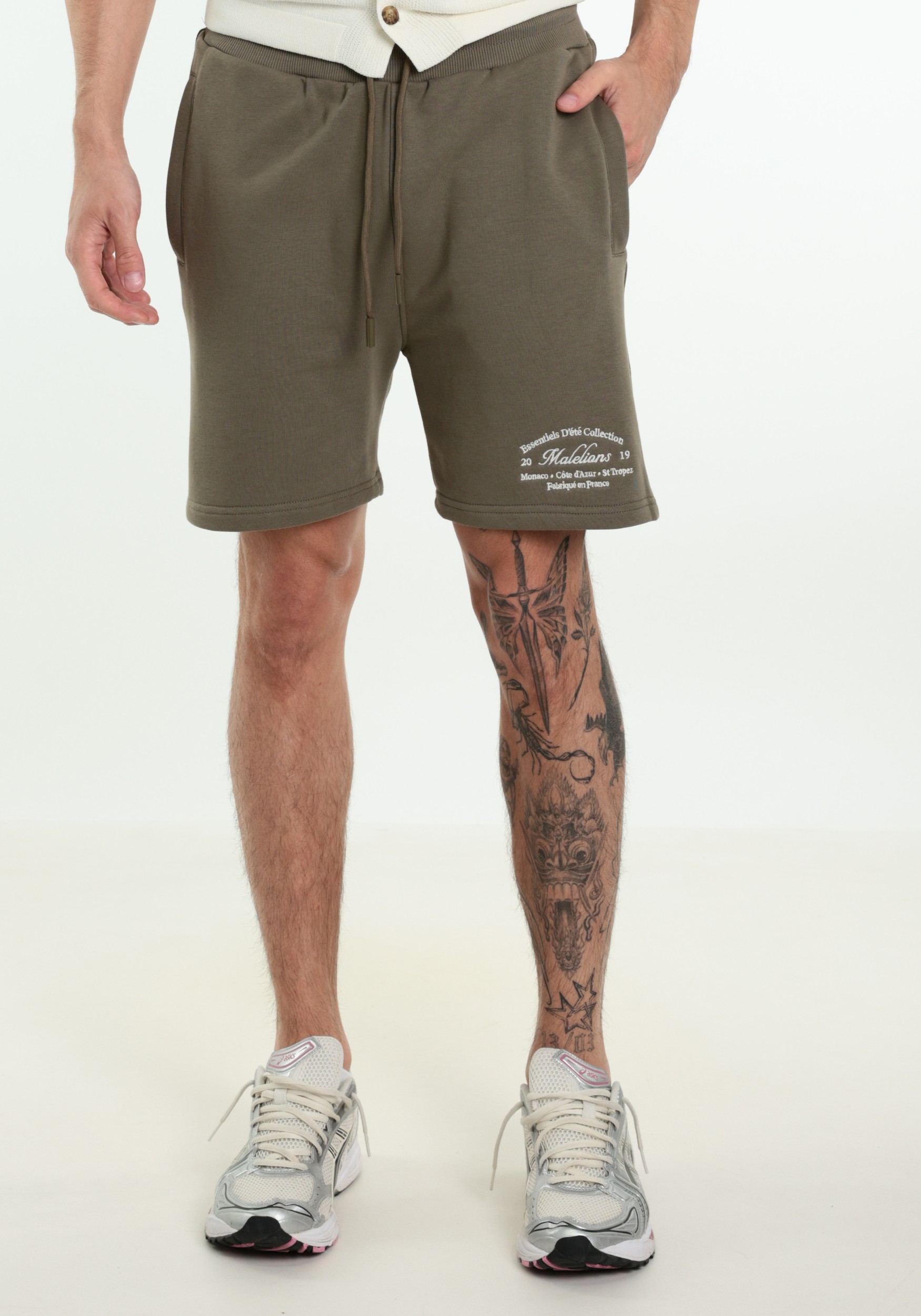 Malelions Short Marina MMA40026077 Zwart