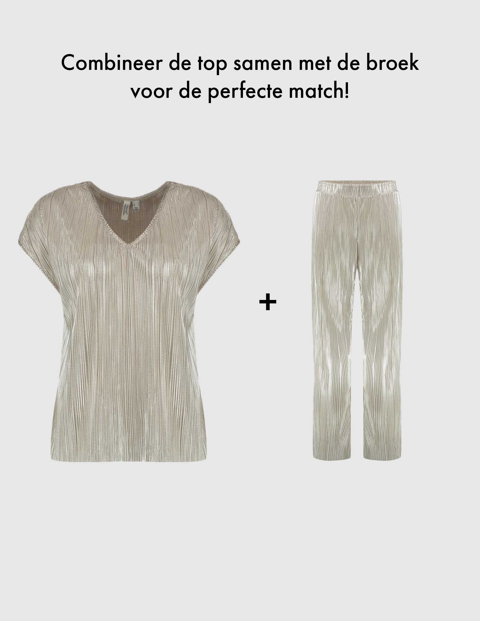 Vero moda Broek Duvi 10329787 Zilver