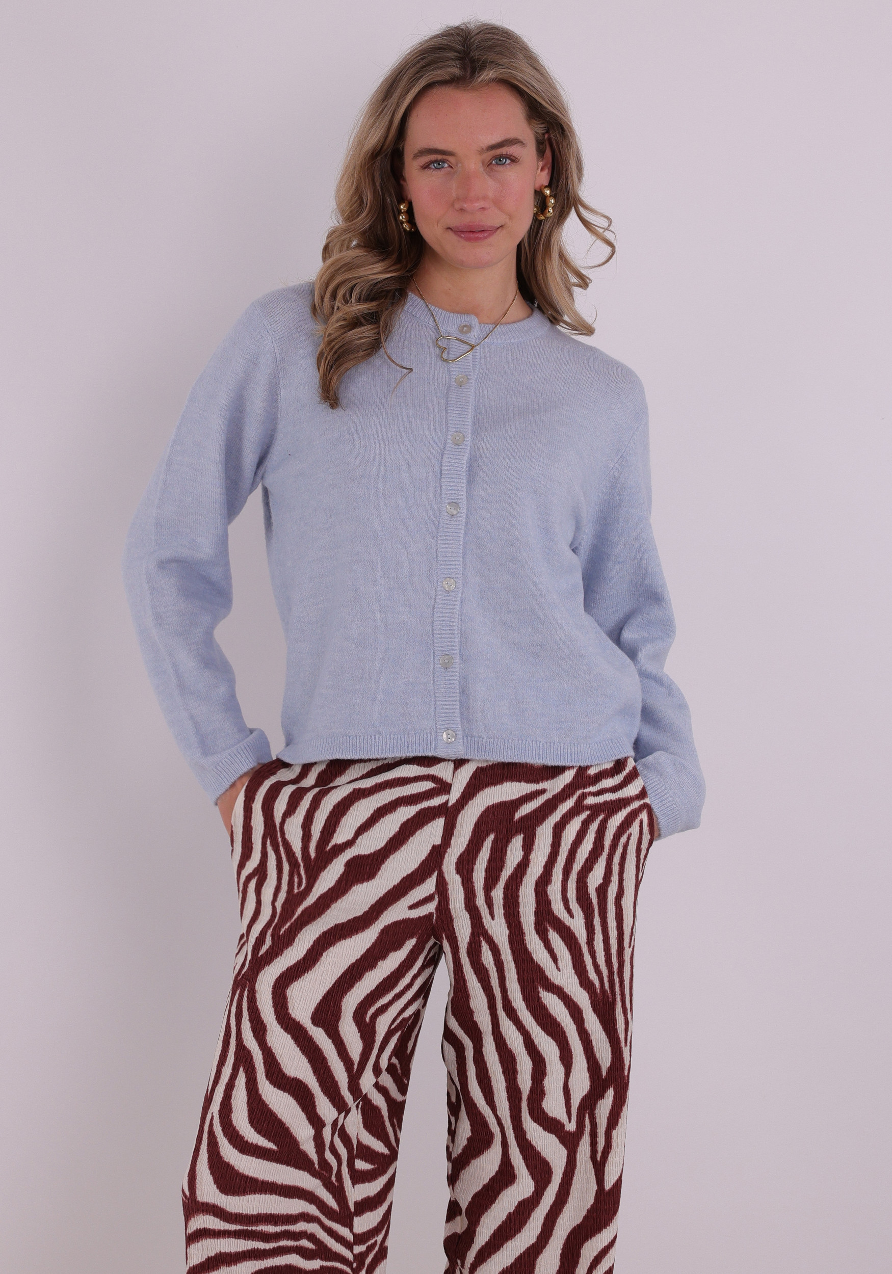 Only Vest Simon 15368980 Licht blauw