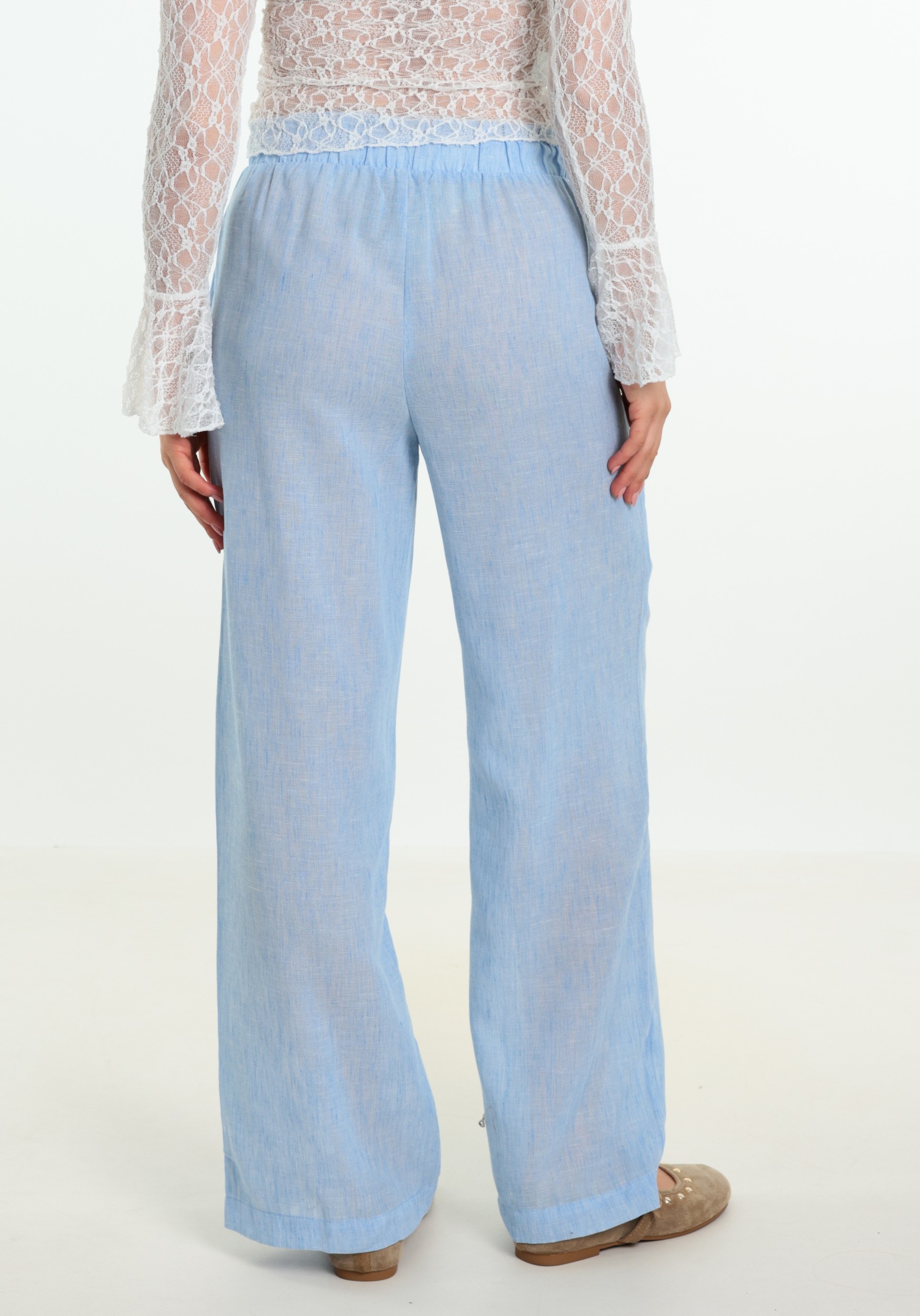 VERO MODA Broek Charline 10350442 Licht blauw