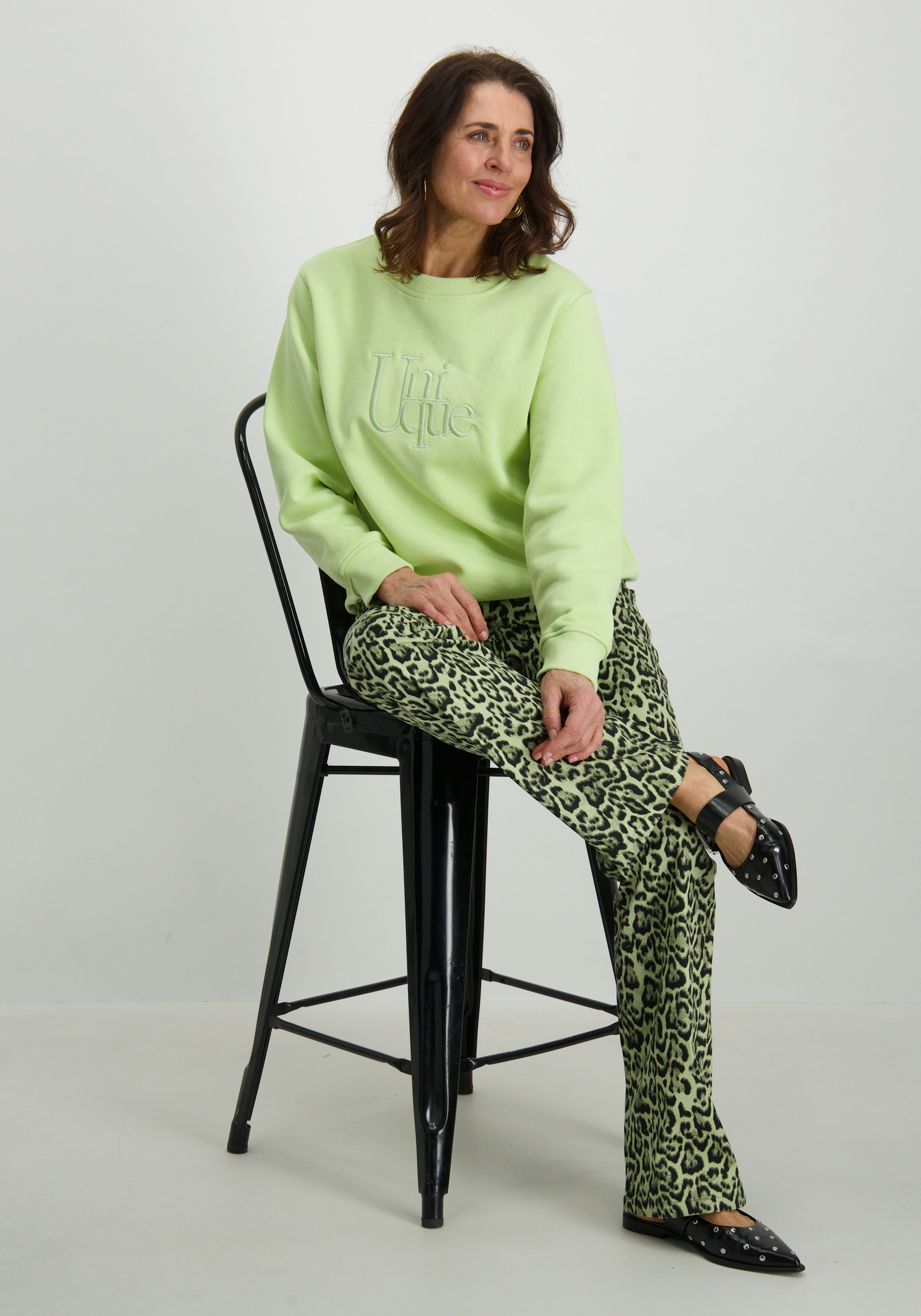 FREE|QUENT Broek Isadora 206017 Licht groen