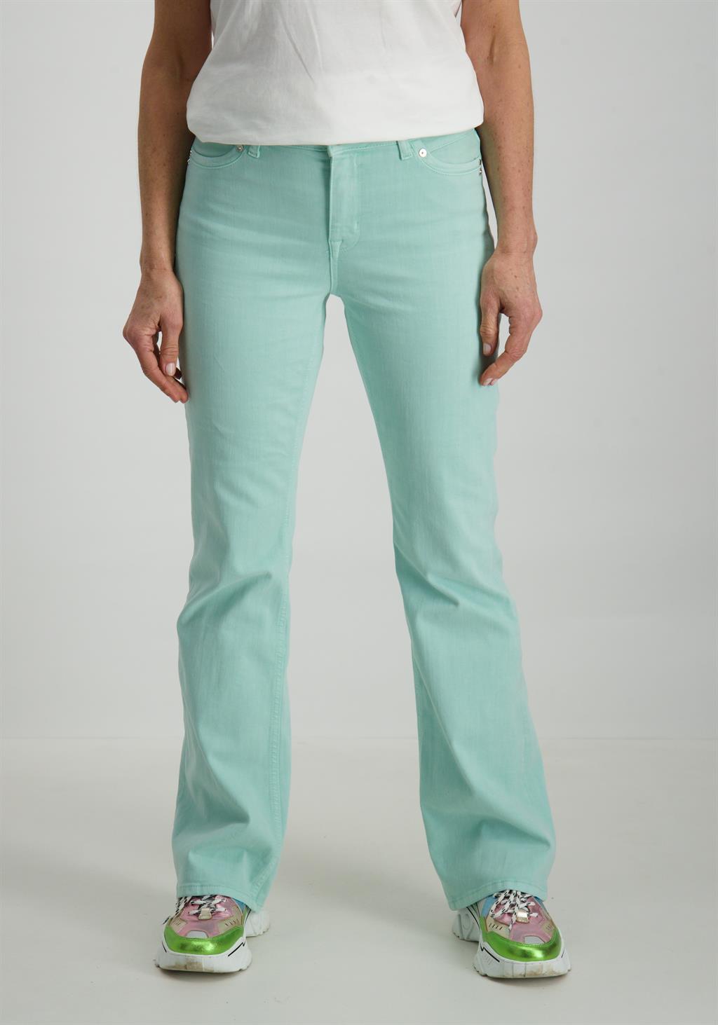 Tramontana Flared broek B01-11-101 Licht blauw