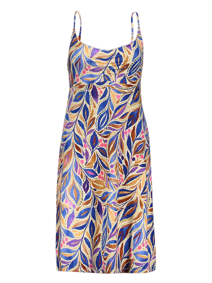 Geisha Jurk all-over print 67420-60 NOA Kobalt