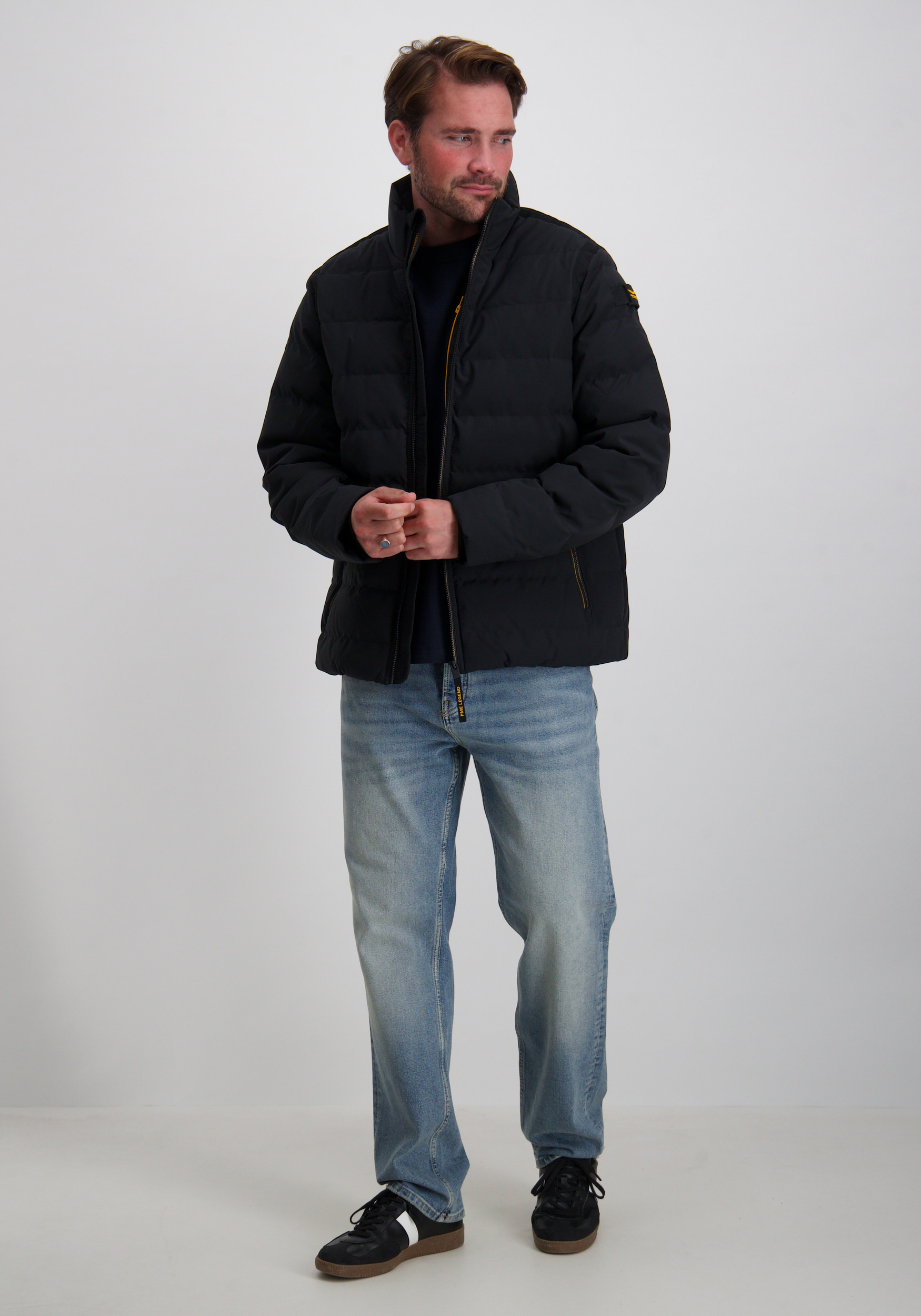 PME Legend Winterjas Freightyet PJA2508114 Zwart