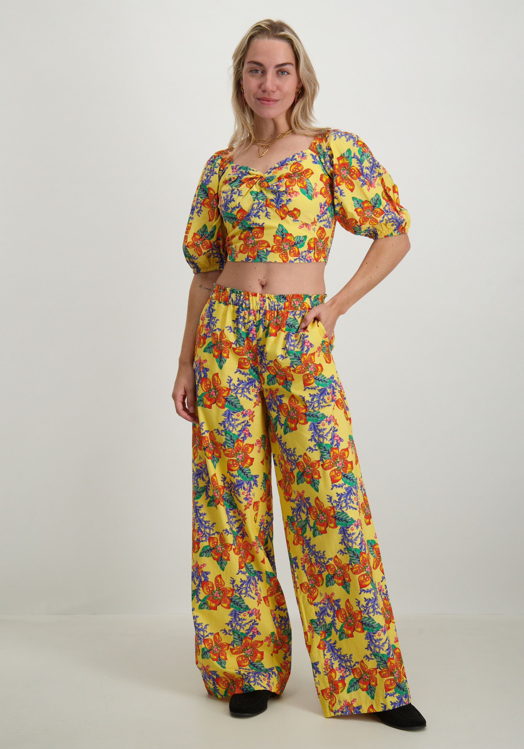 Harper & Yve Broek Riley HS25C101 Geel