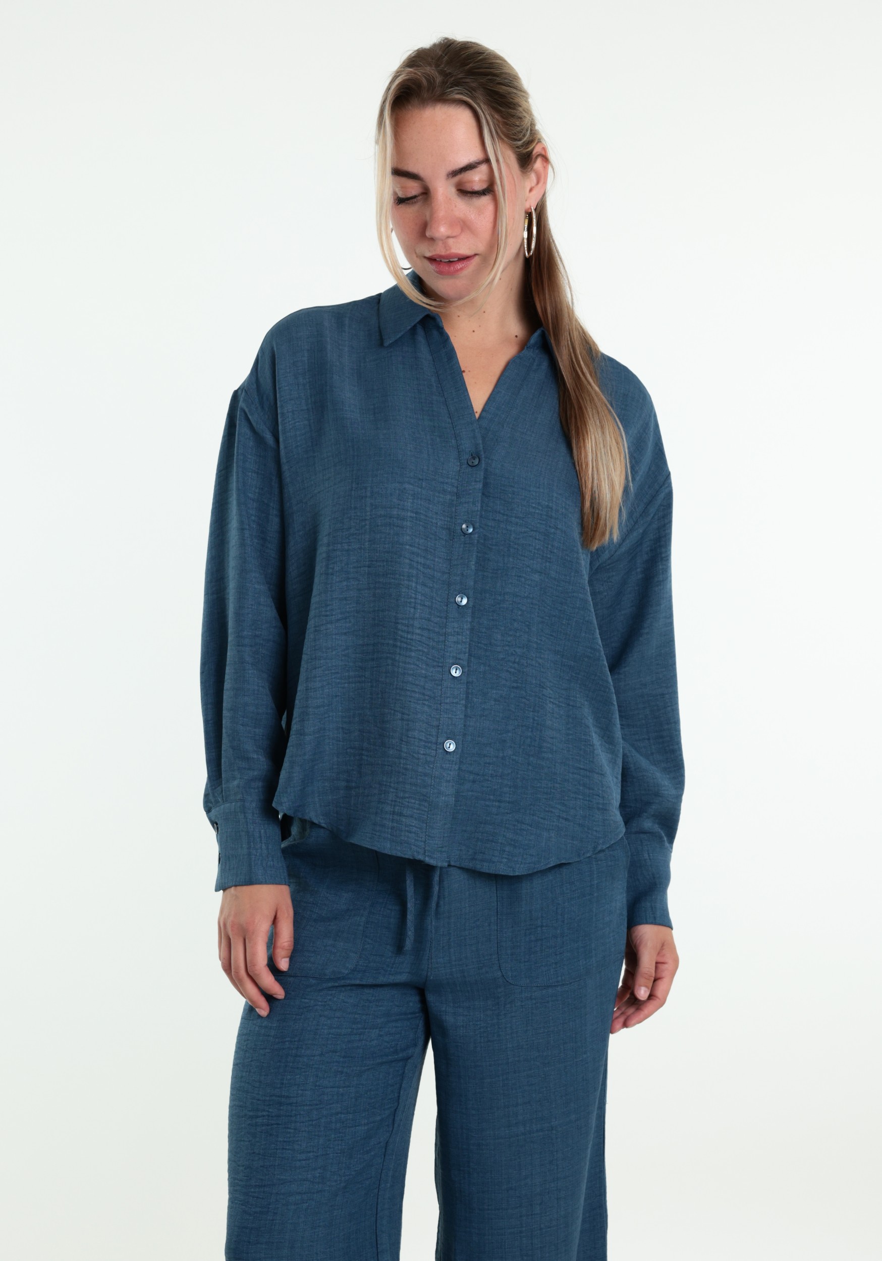 VERO MODA Blouse Melaney queeny 10316389 Donker blauw