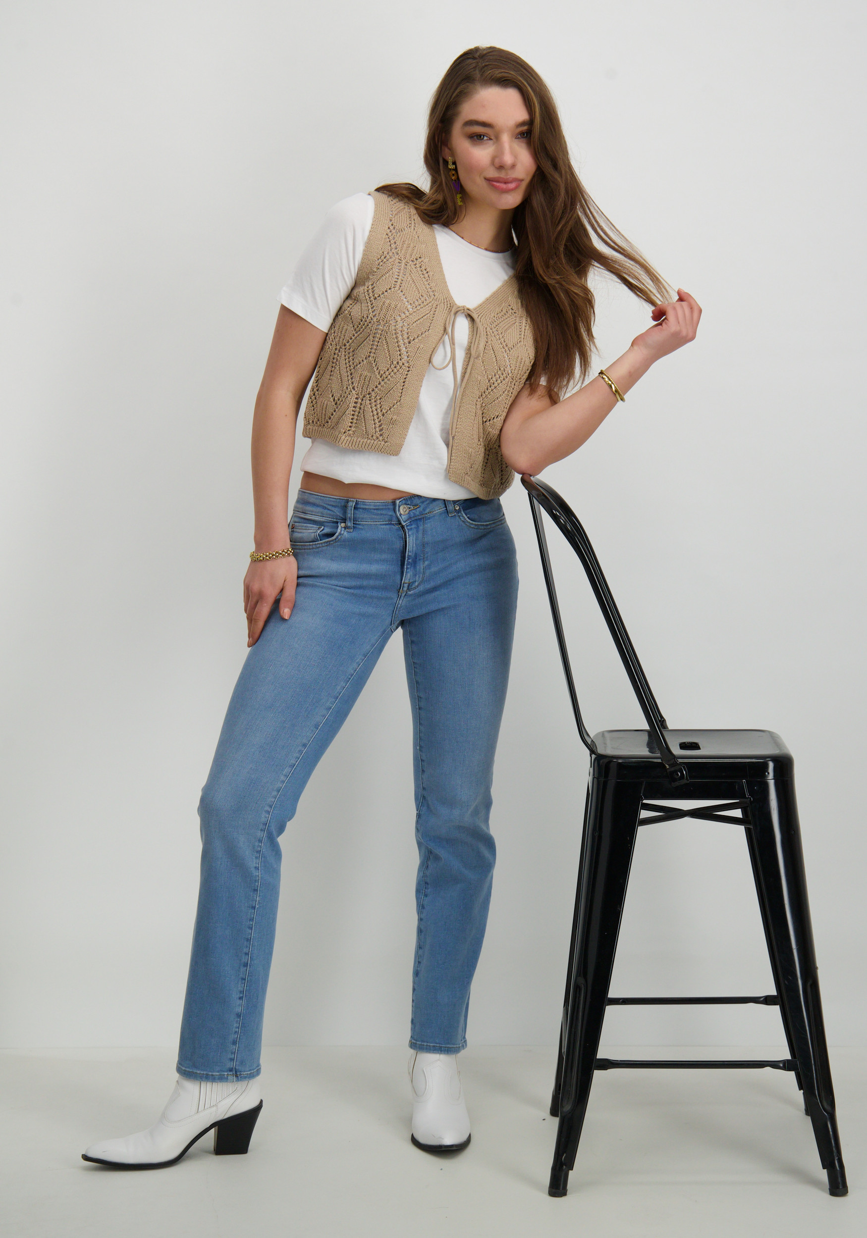 Only T-shirt Only Noos 15270390 Wolwit-ecru