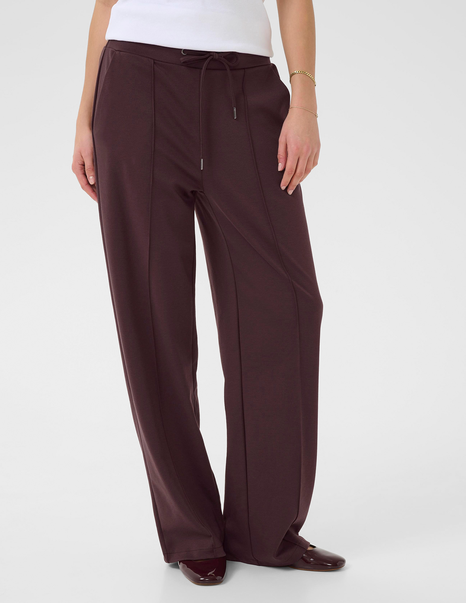 Kaffe Clothing Broek Jenny 10508621 Donker Paars