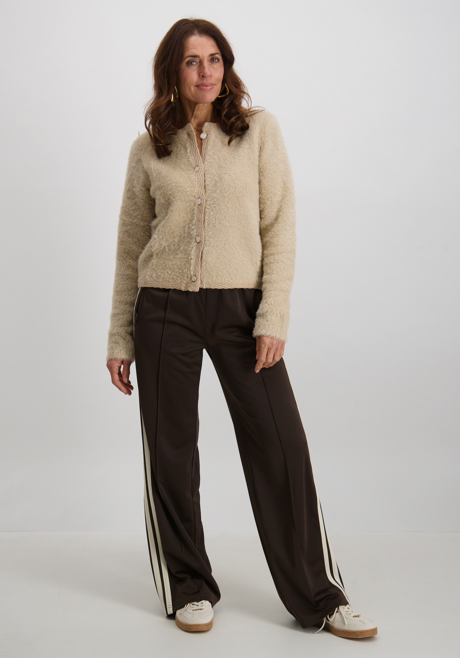 Geisha Vest Hairy 54807-10 Beige