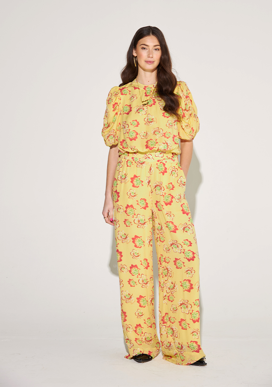 Harper & Yve Broek Alexis SS24M100 Geel