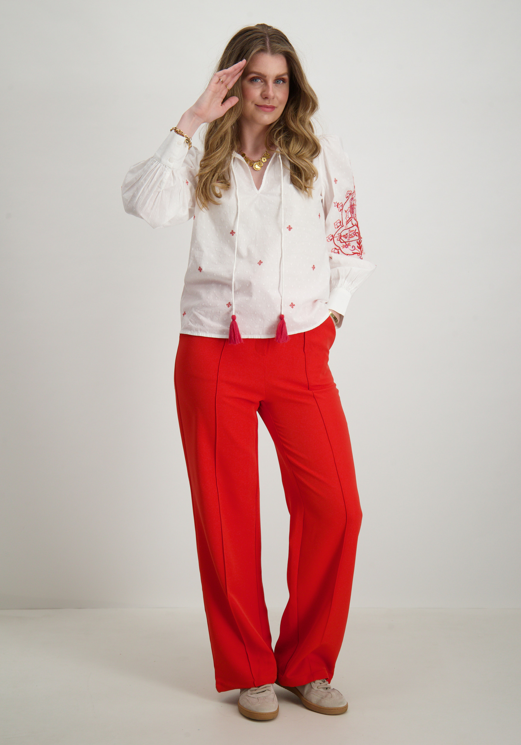 Vero moda Blouse Hiba 10303752 Wolwit-ecru