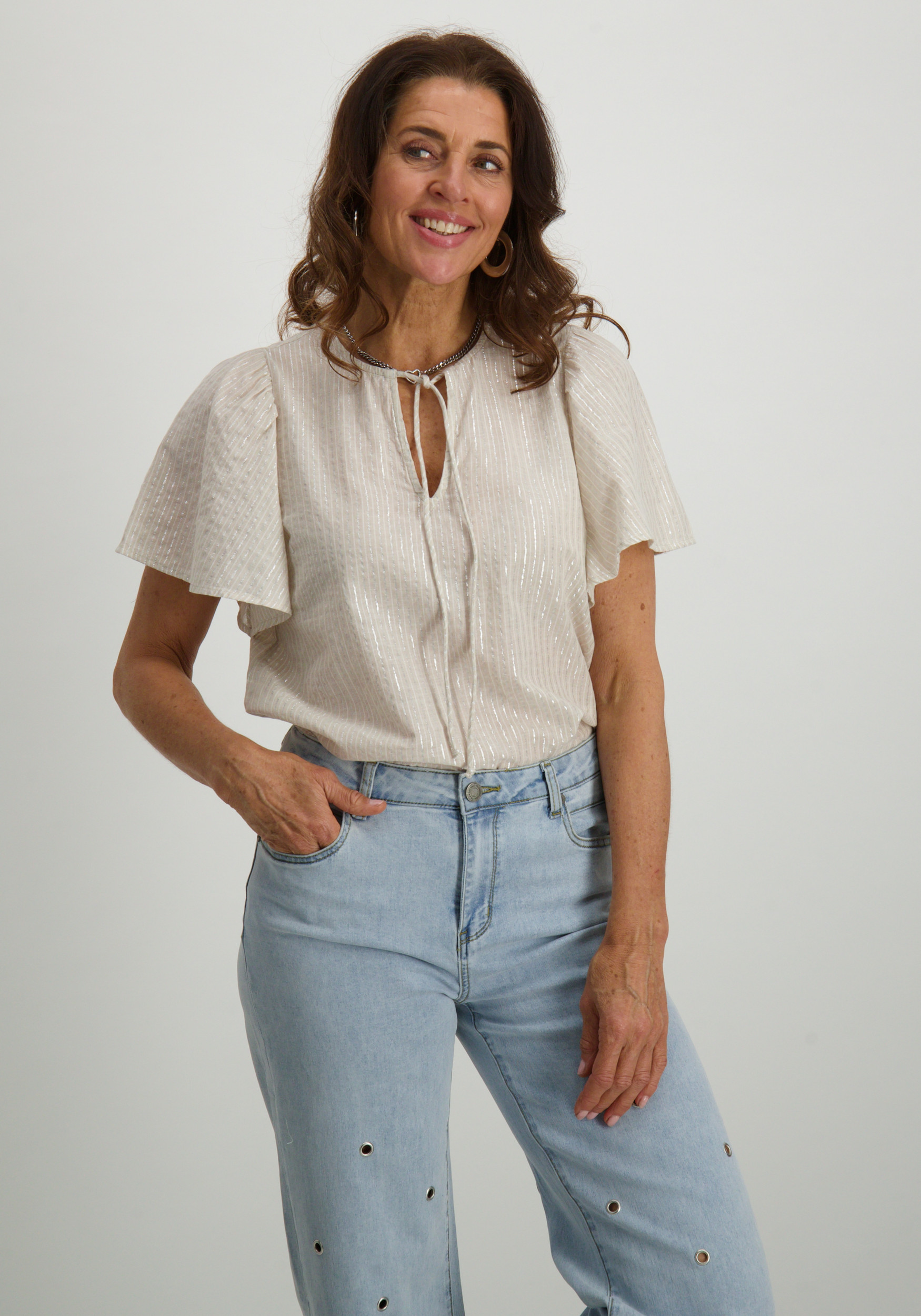 Vero moda Top Pauline 10330408 Zand