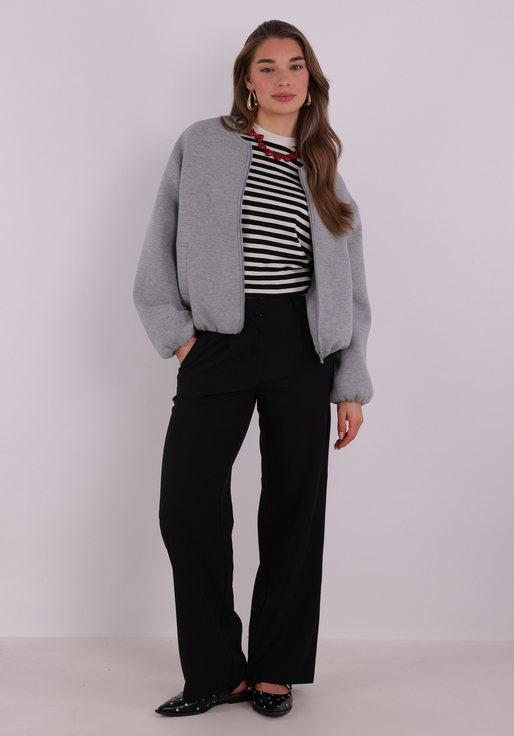 Only T-shirt Livina 15272227 Zwart/Wit