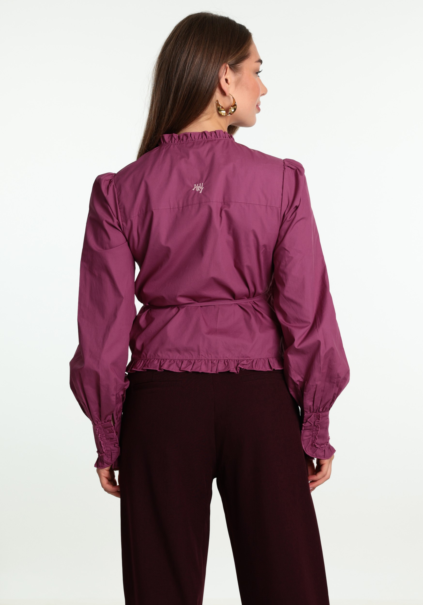 Harper & Yve Blouse Coby AW6P603 Donker rose