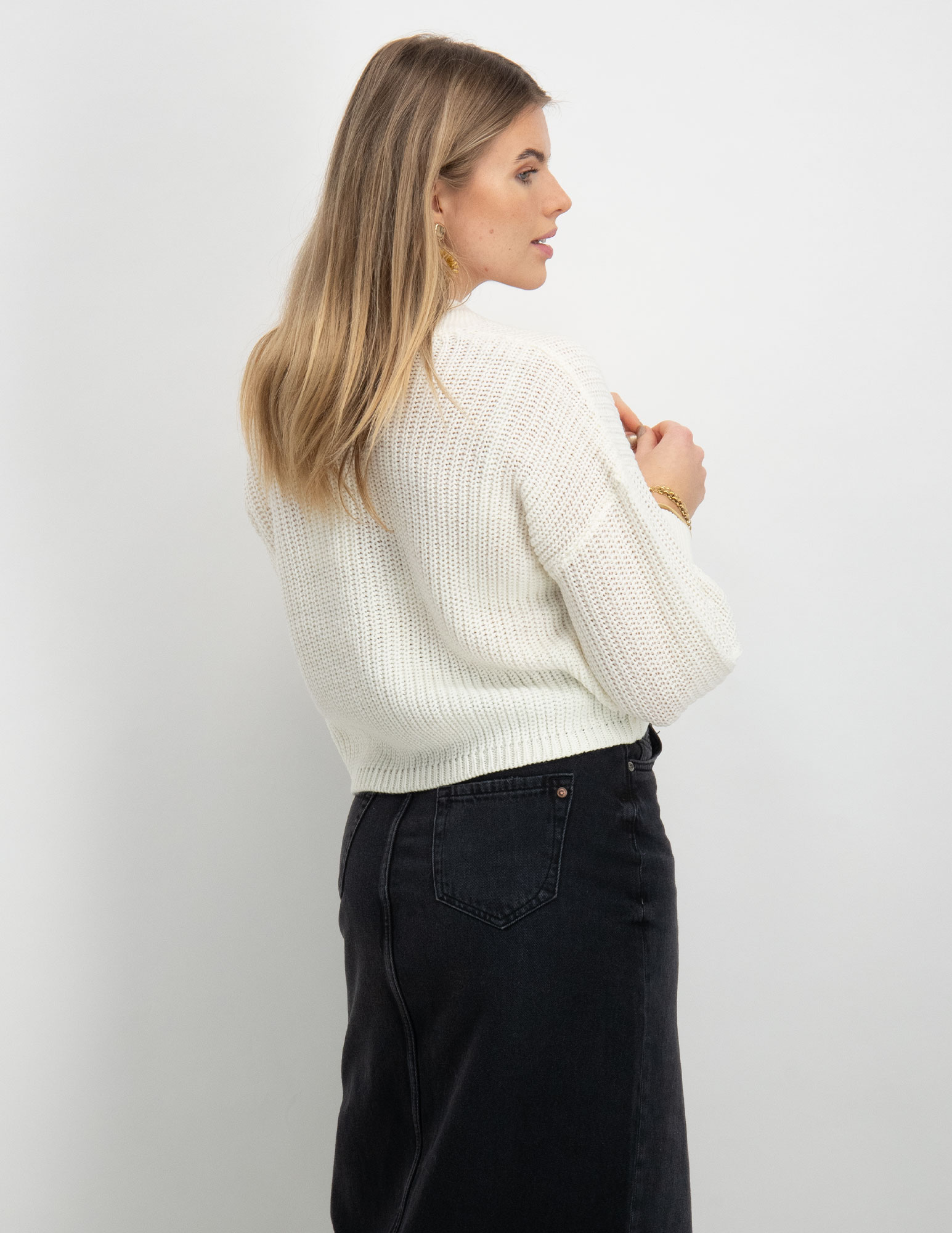 Only Vest Carol 15211521 Wolwit-ecru