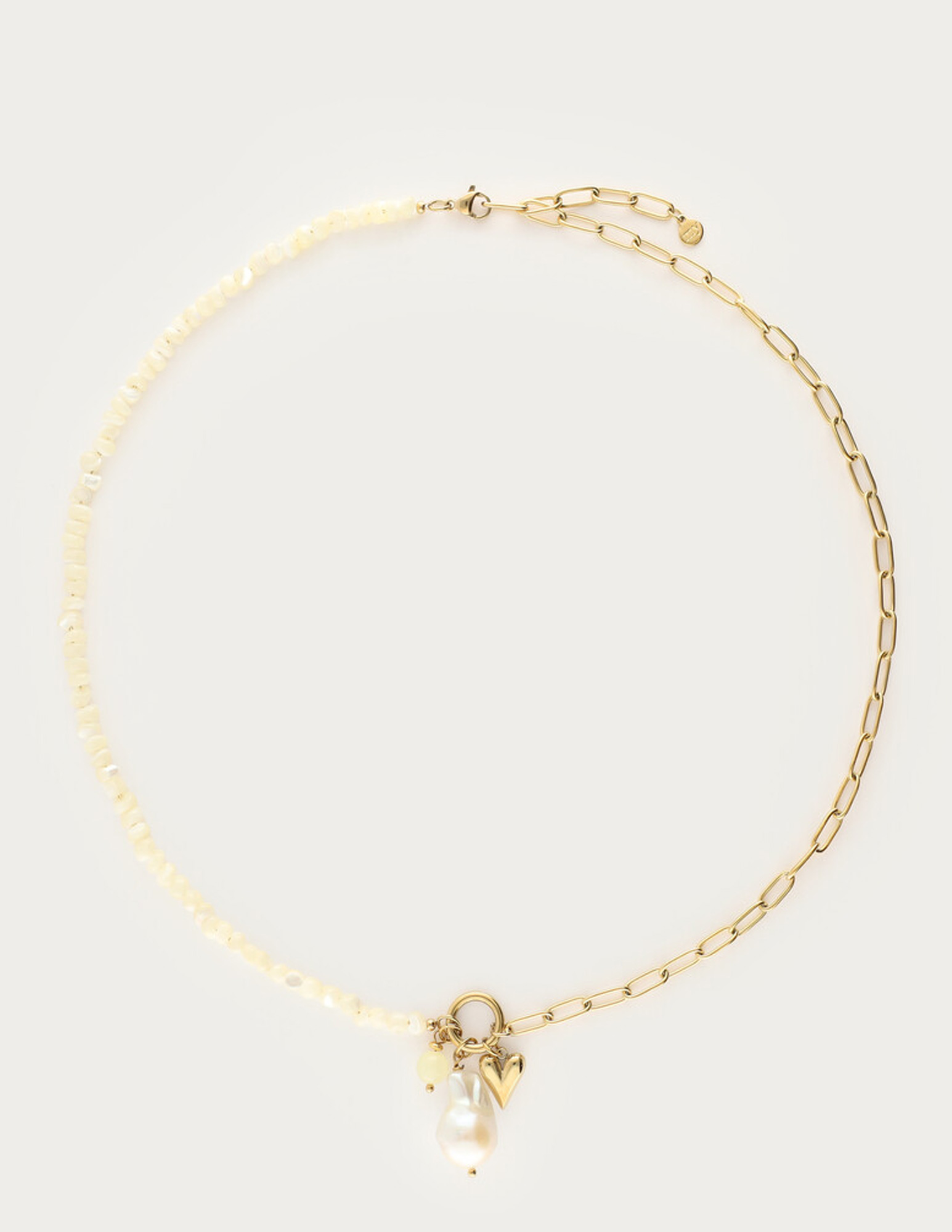 My Jewellery Botanical schakelketting met bedels MJ15418 Goud