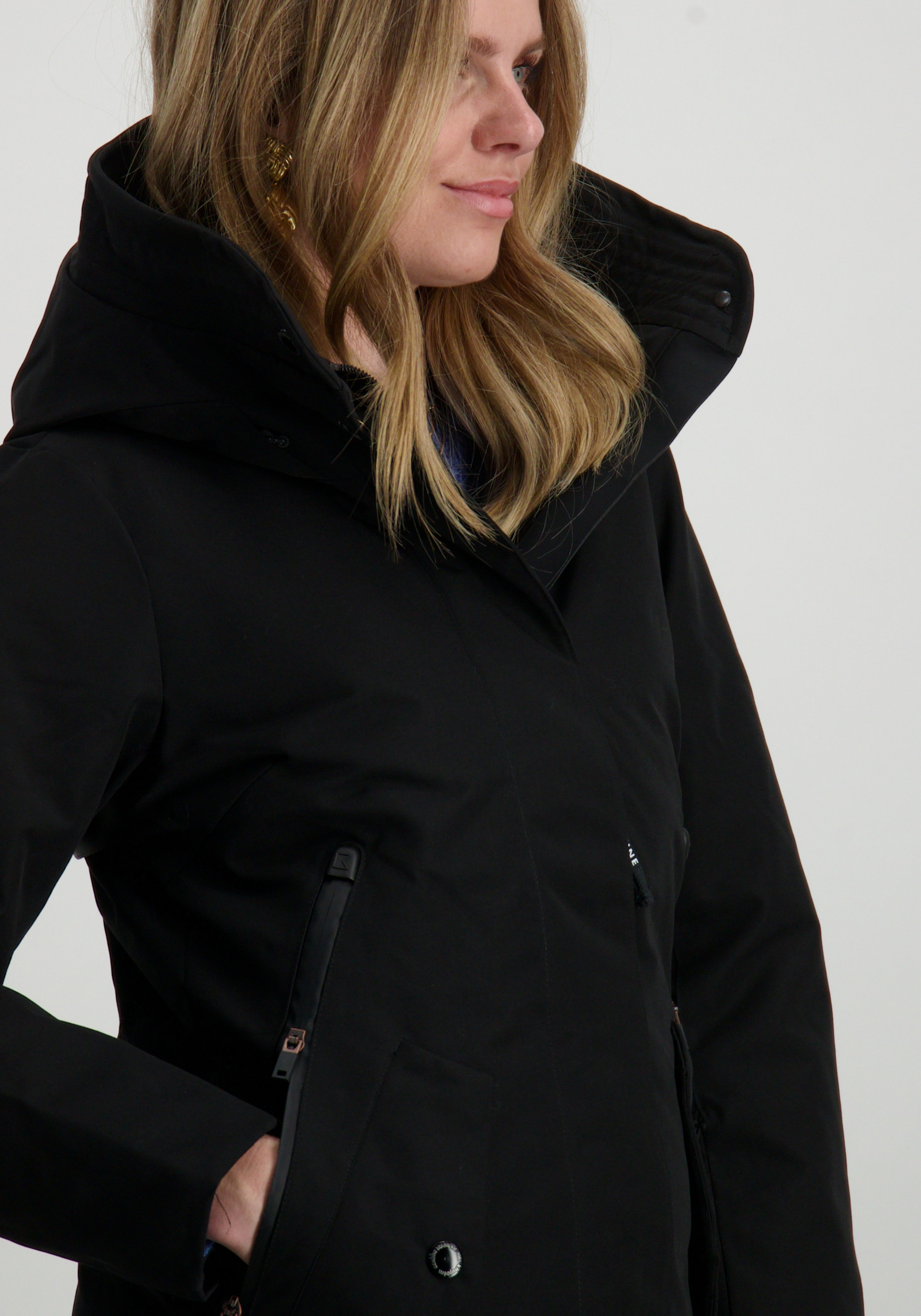 KHUJO Winterjas Charlyn4 1222CO243 Zwart