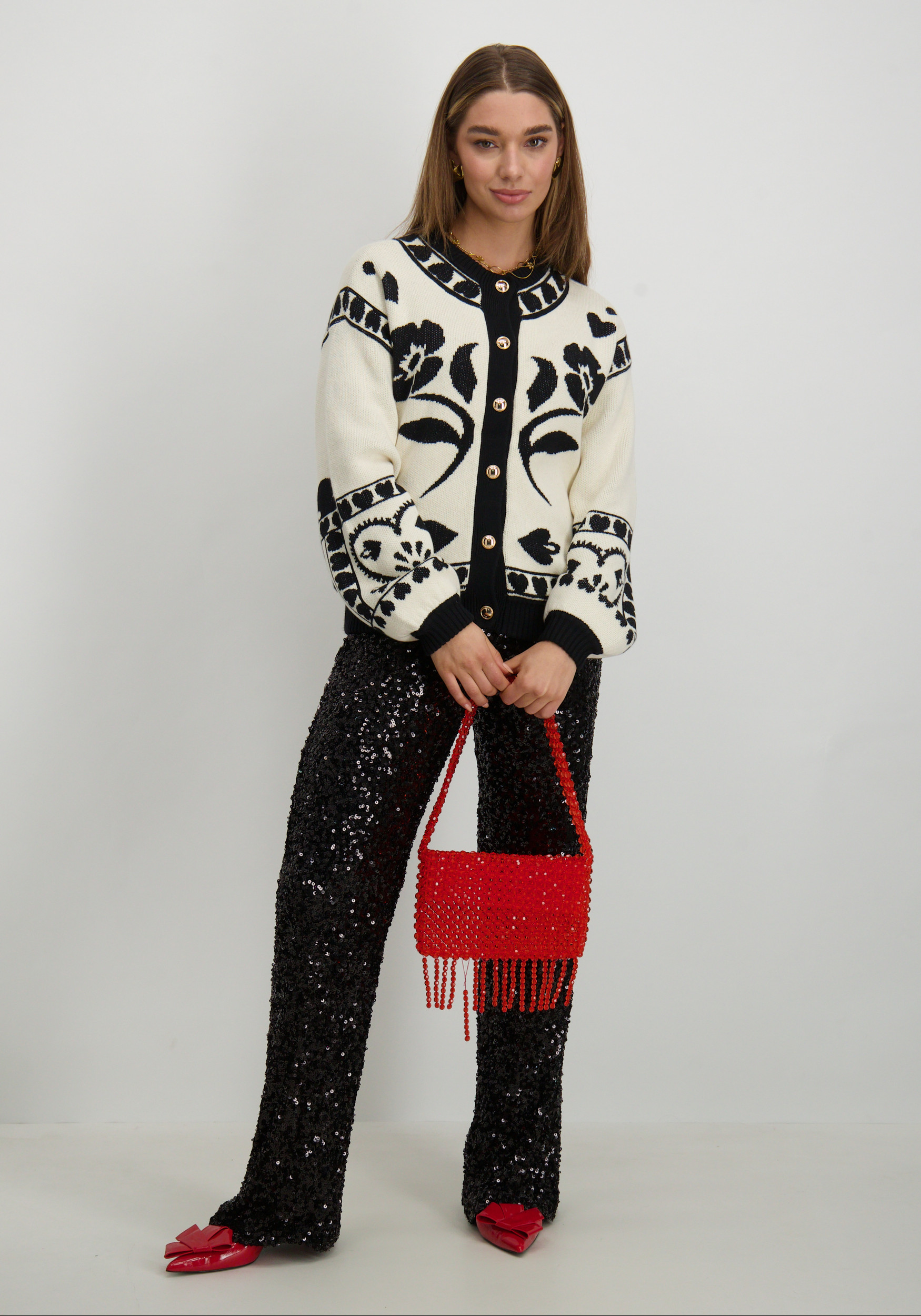 Harper & Yve Broek Bonny DW24P103 Zwart