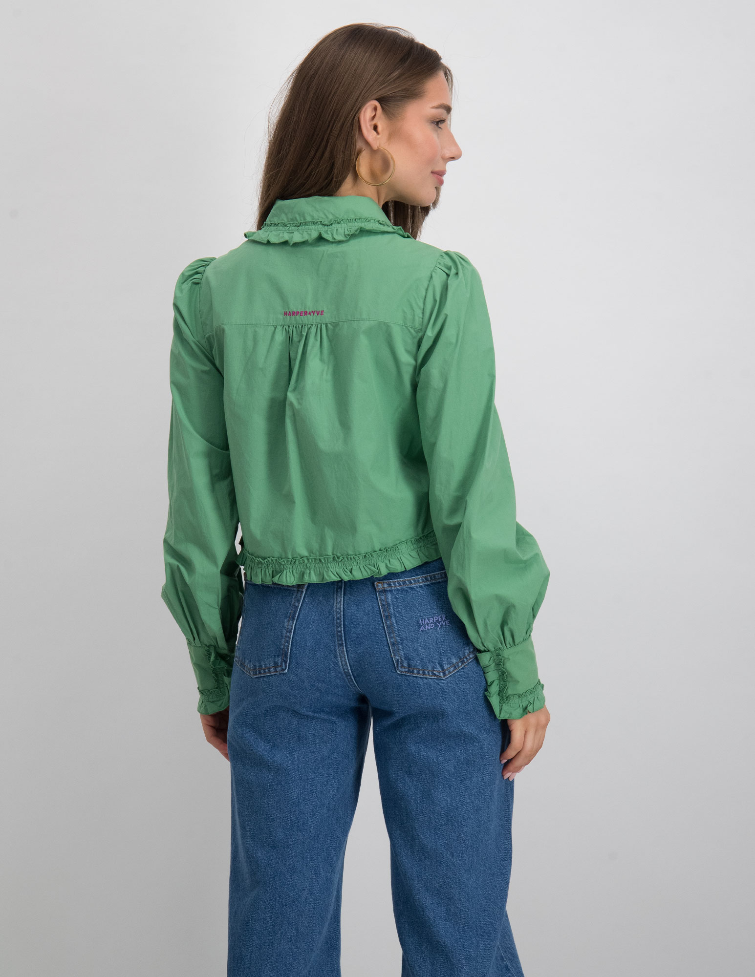 Harper & Yve Blouse Ellie AW25P603 Groen