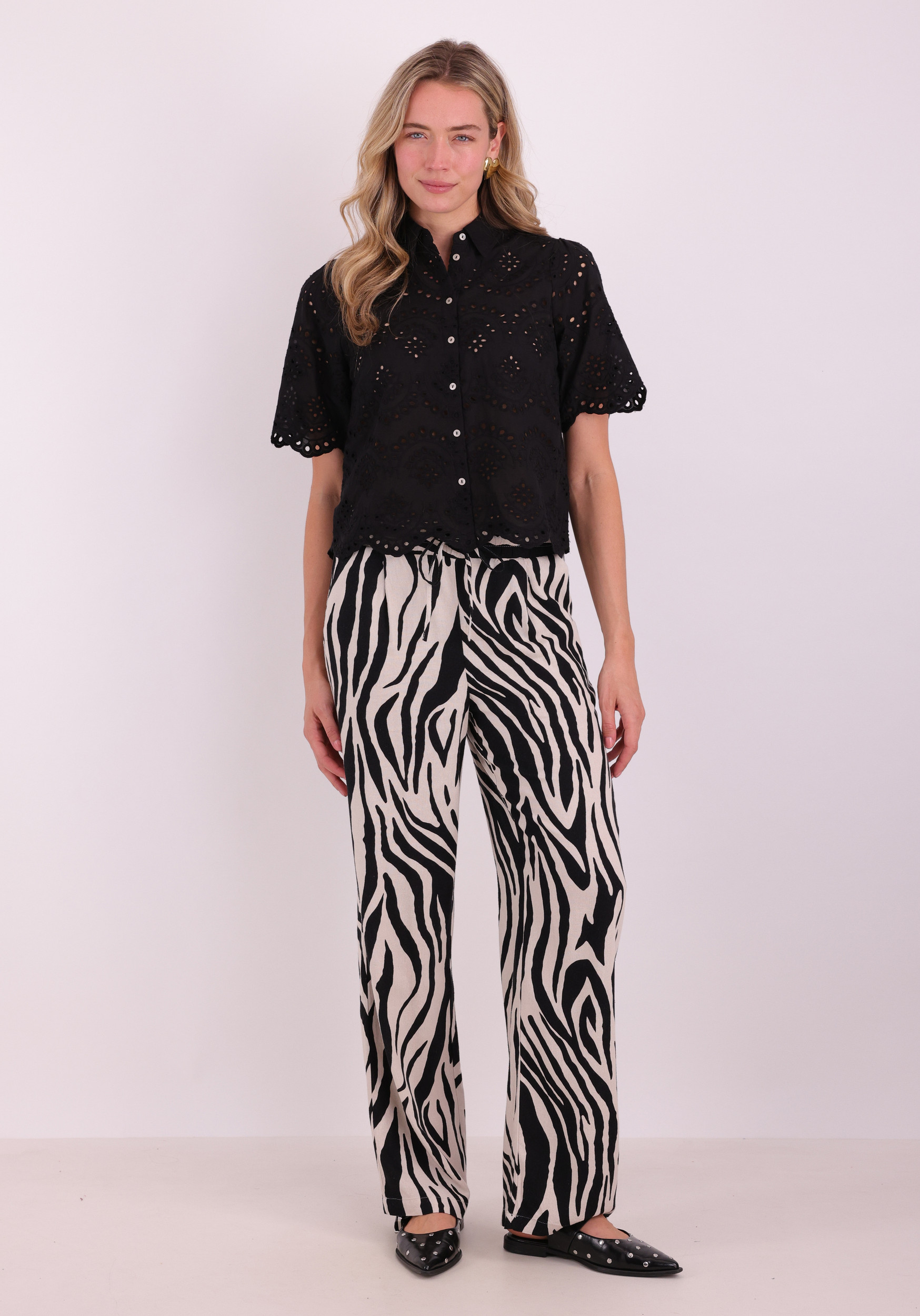 VERO MODA Broek Jesmilo 10287363 Beige